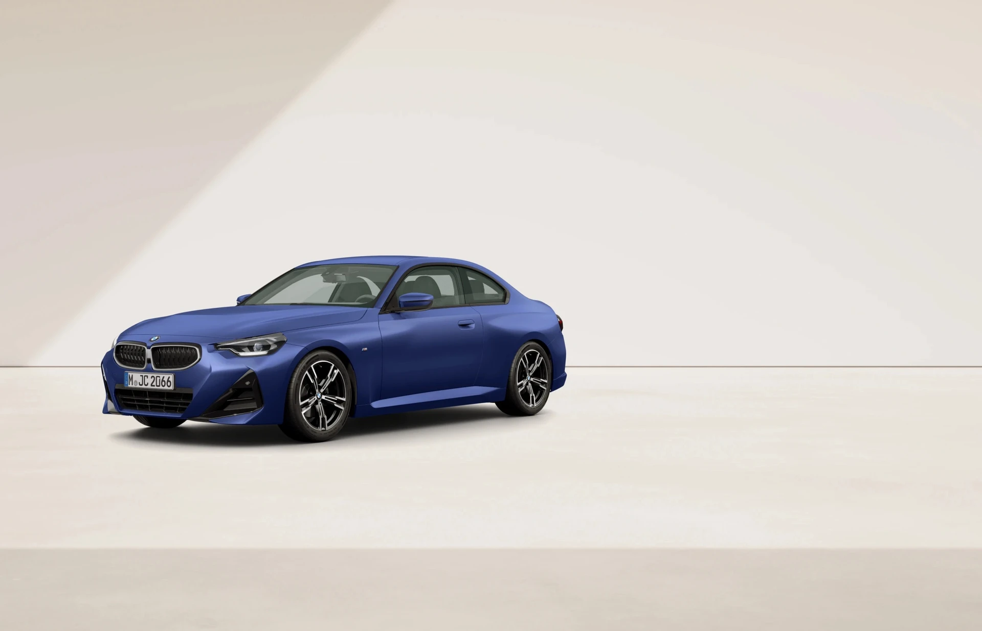 Řada 2 Coupé (G42), M sportovní paket, BMW Individual metalický lak Frozen Portimao Blue, front