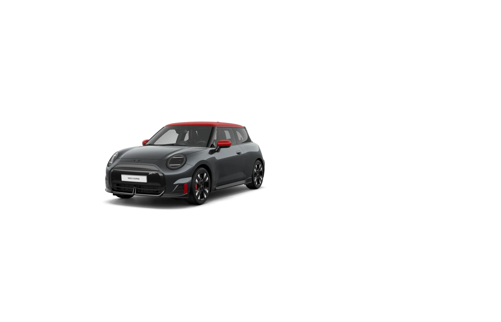 Cooper E (J01), John Cooper Works, Metalický lak Legend Grey, front