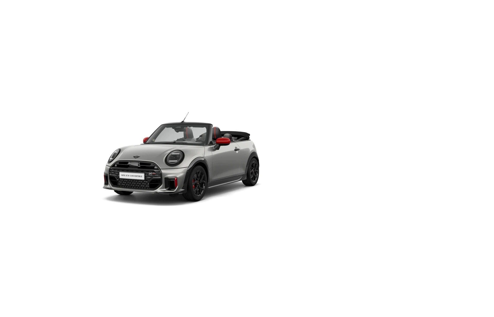 Cooper Cabrio (F67), John Cooper Works, Metalický lak Melting Silver III, front
