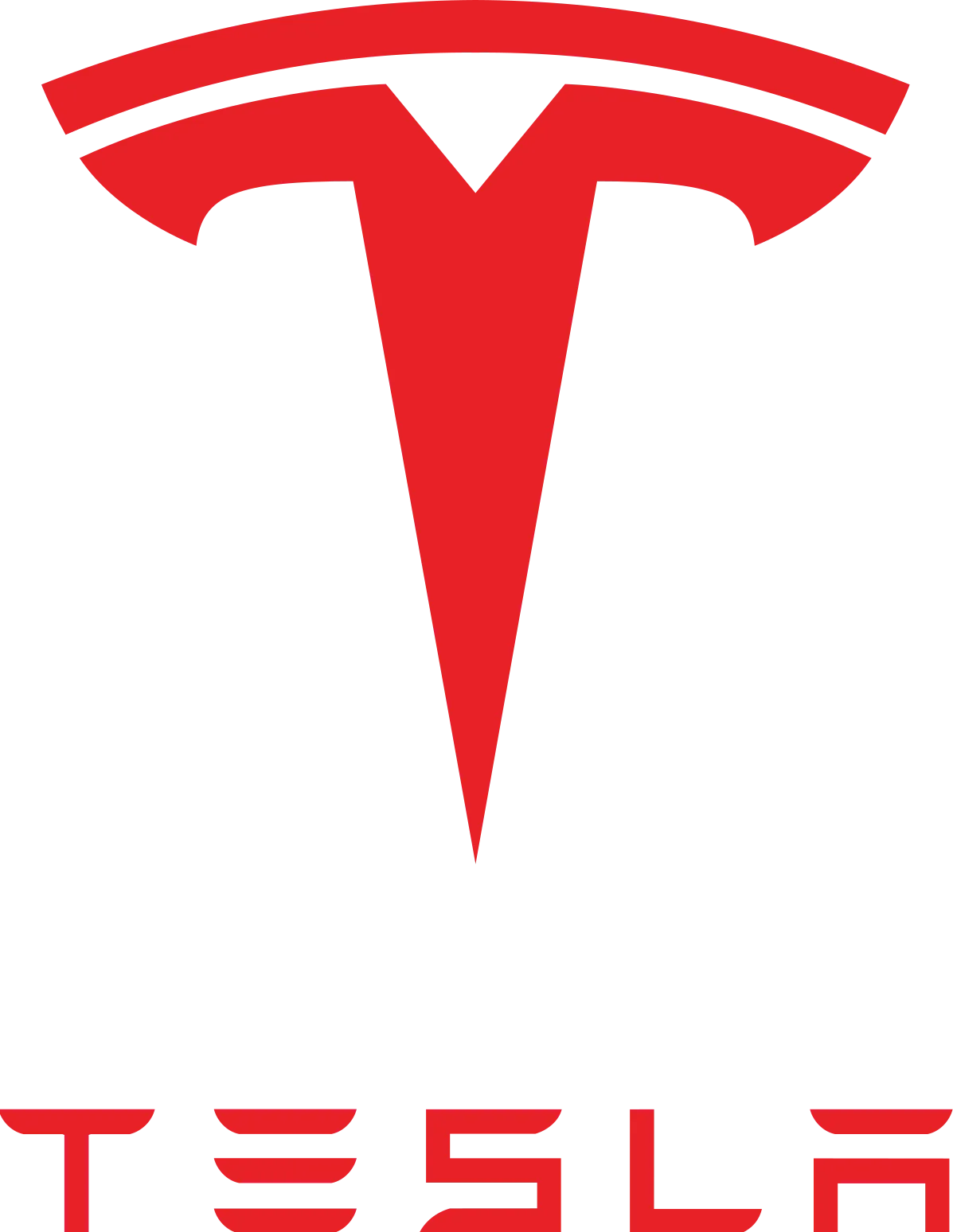 Logo automobilky Tesla