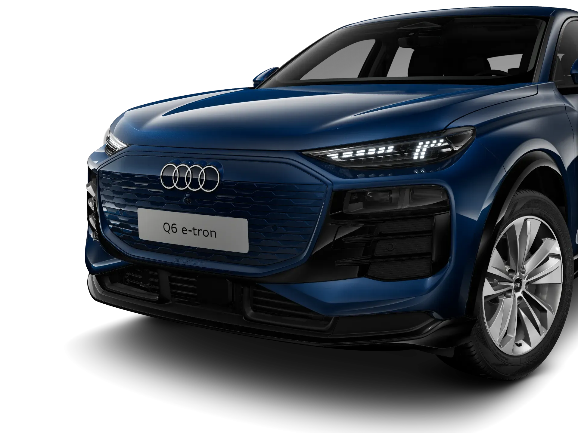 Q6 Sportback e-tron, Q6 e-tron Sportback, Modrá Ascari, headlight