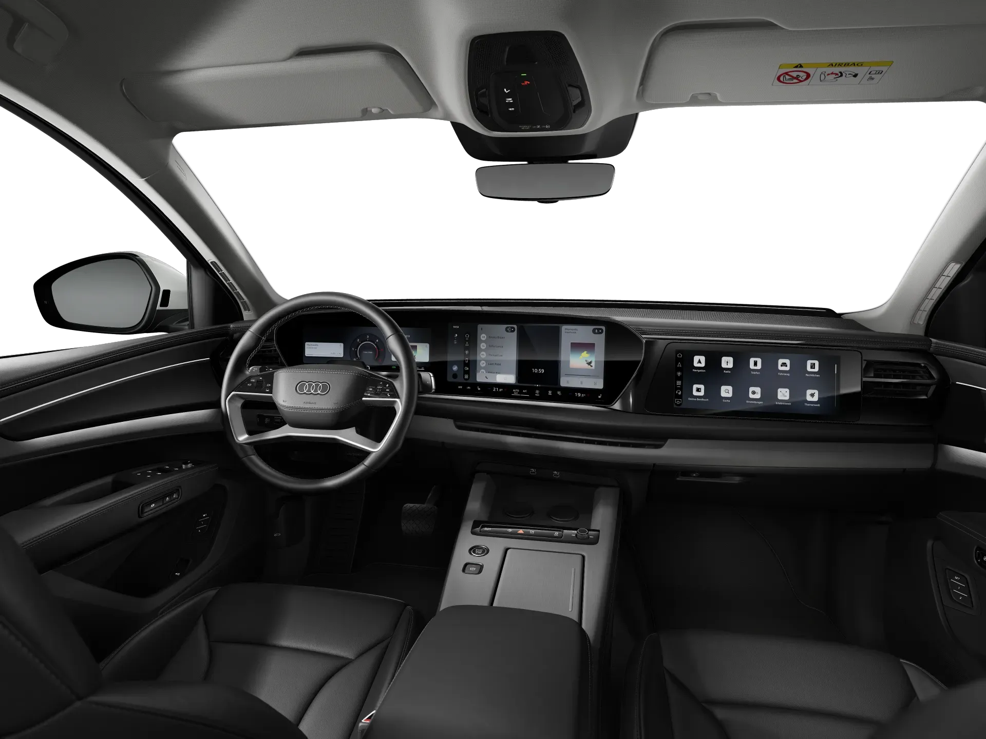 Q7 SUV, Q7 SUV, interiér Černá, interiorfront
