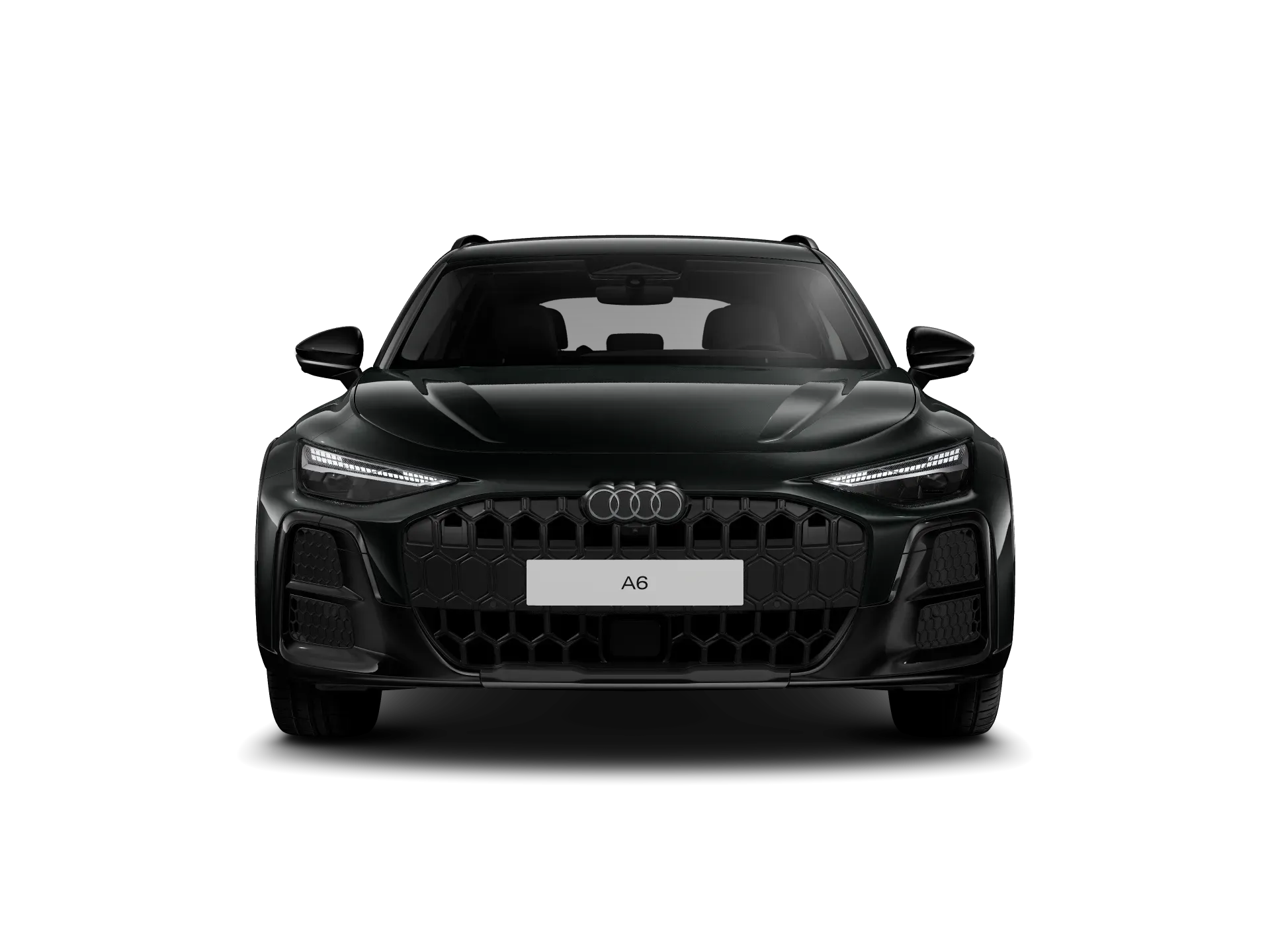 A6 allroad, A6 allroad, Zelená Midnight, directfront