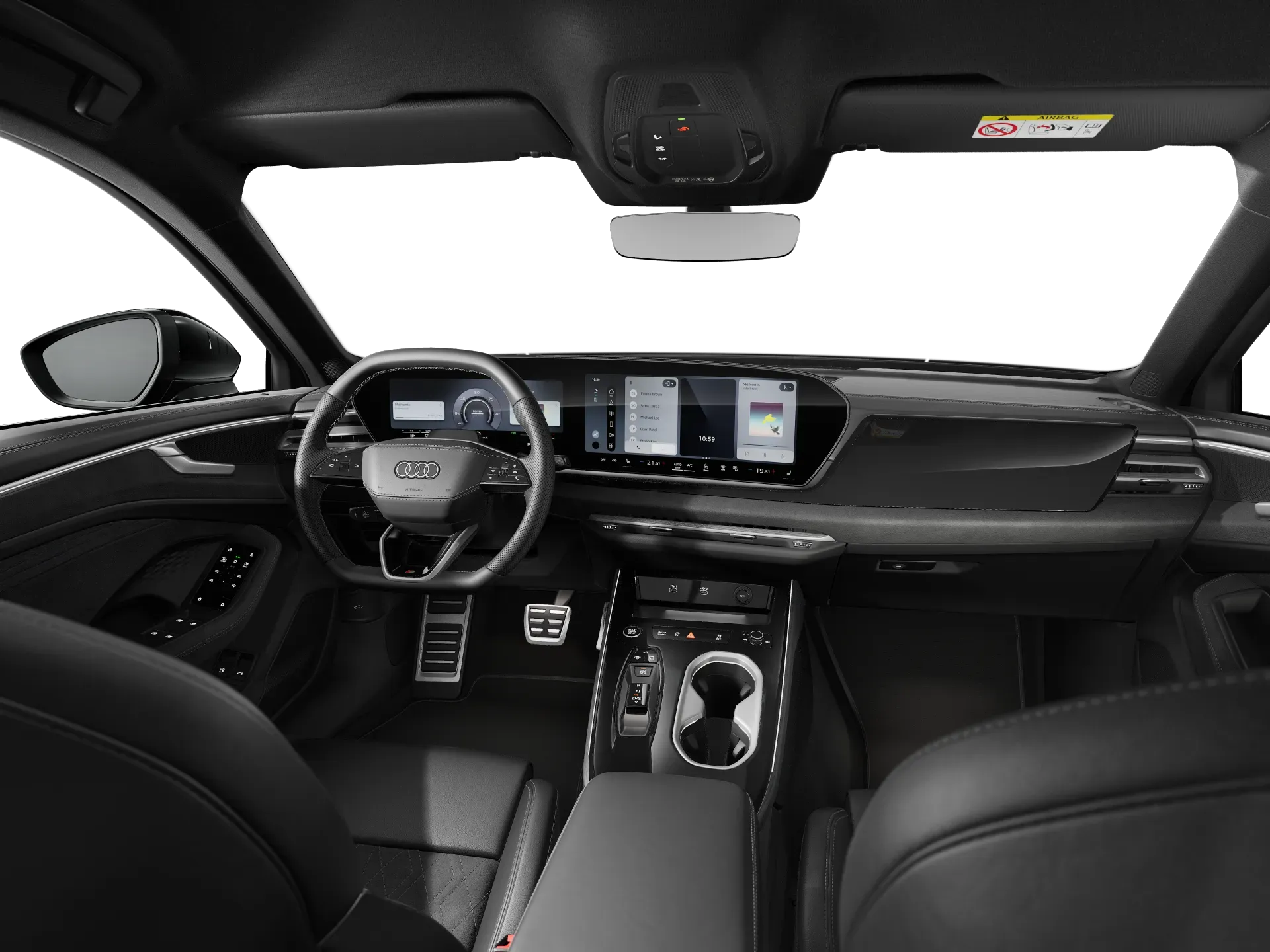 A6 allroad, A6 allroad, interiér Černá, interiorfront