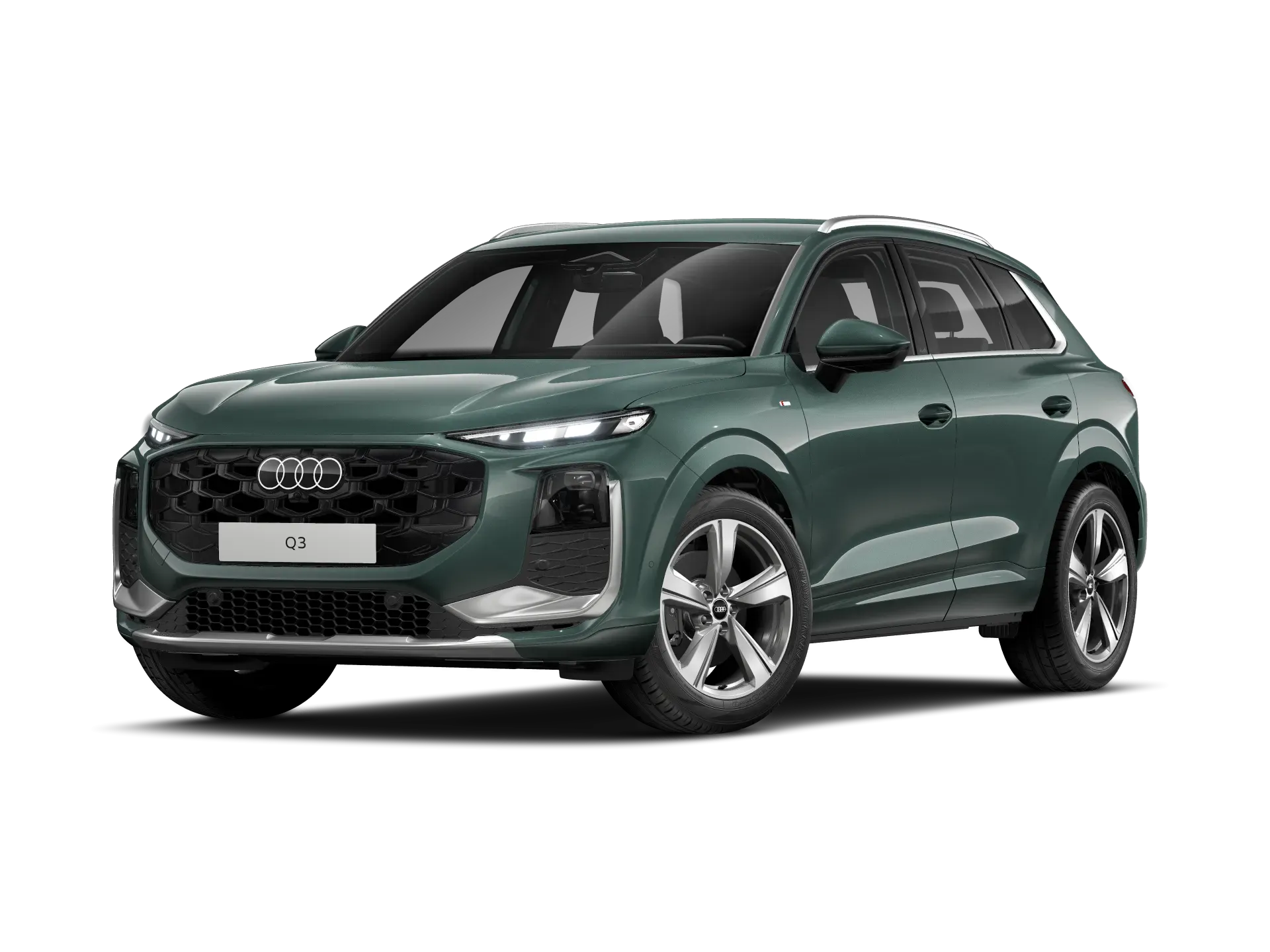 Q3, Audi Q3 S line, Zelená Sage, front