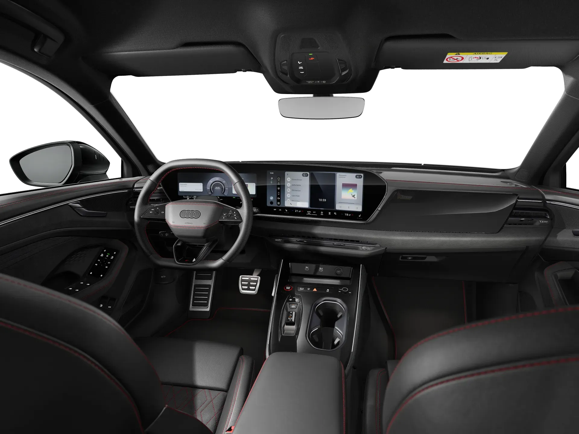 A6 allroad, A6 allroad, interiér Černá, interiorfront