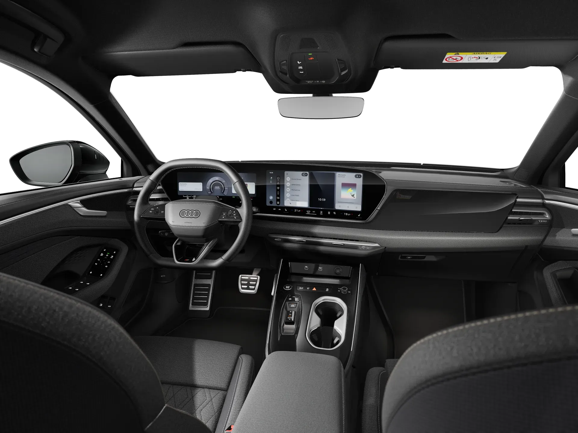 A6 allroad, A6 allroad, interiér Černá, interiorfront