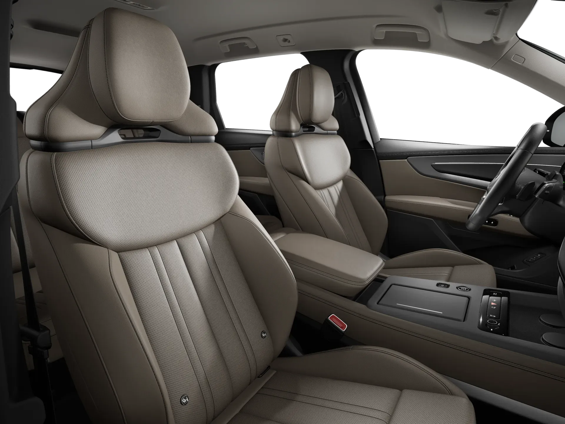 Q7 SUV, Q7 SUV, interiér Černá/Hnědá, interiorside