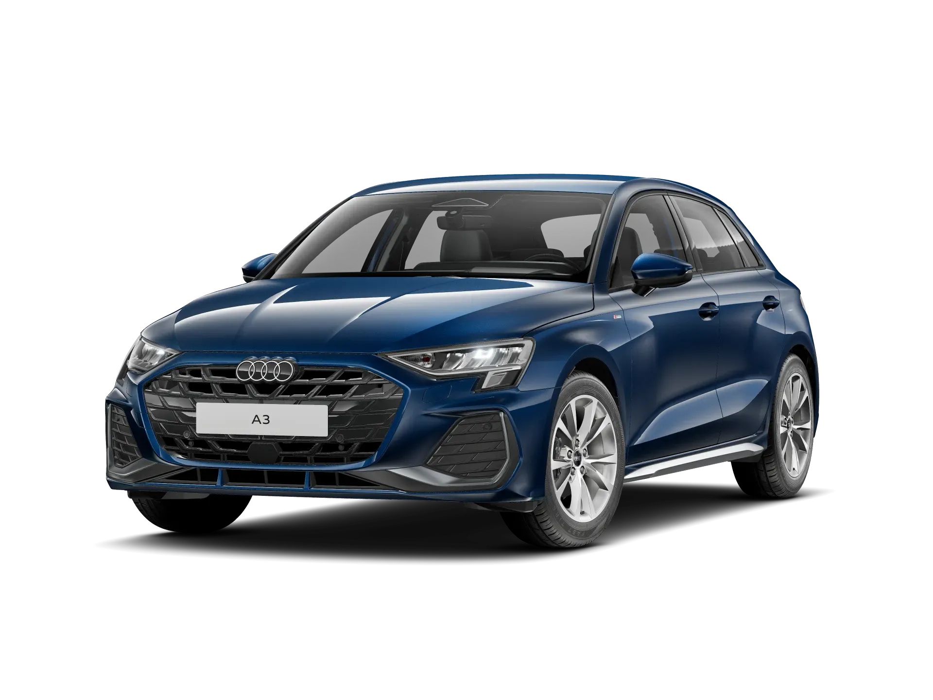 A3 Sportback, S line, Modrá Ascari, front