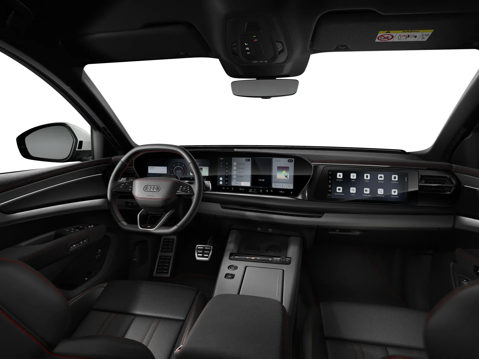 Q7 SUV, Q7 SUV, interiér Černá, interiorfront