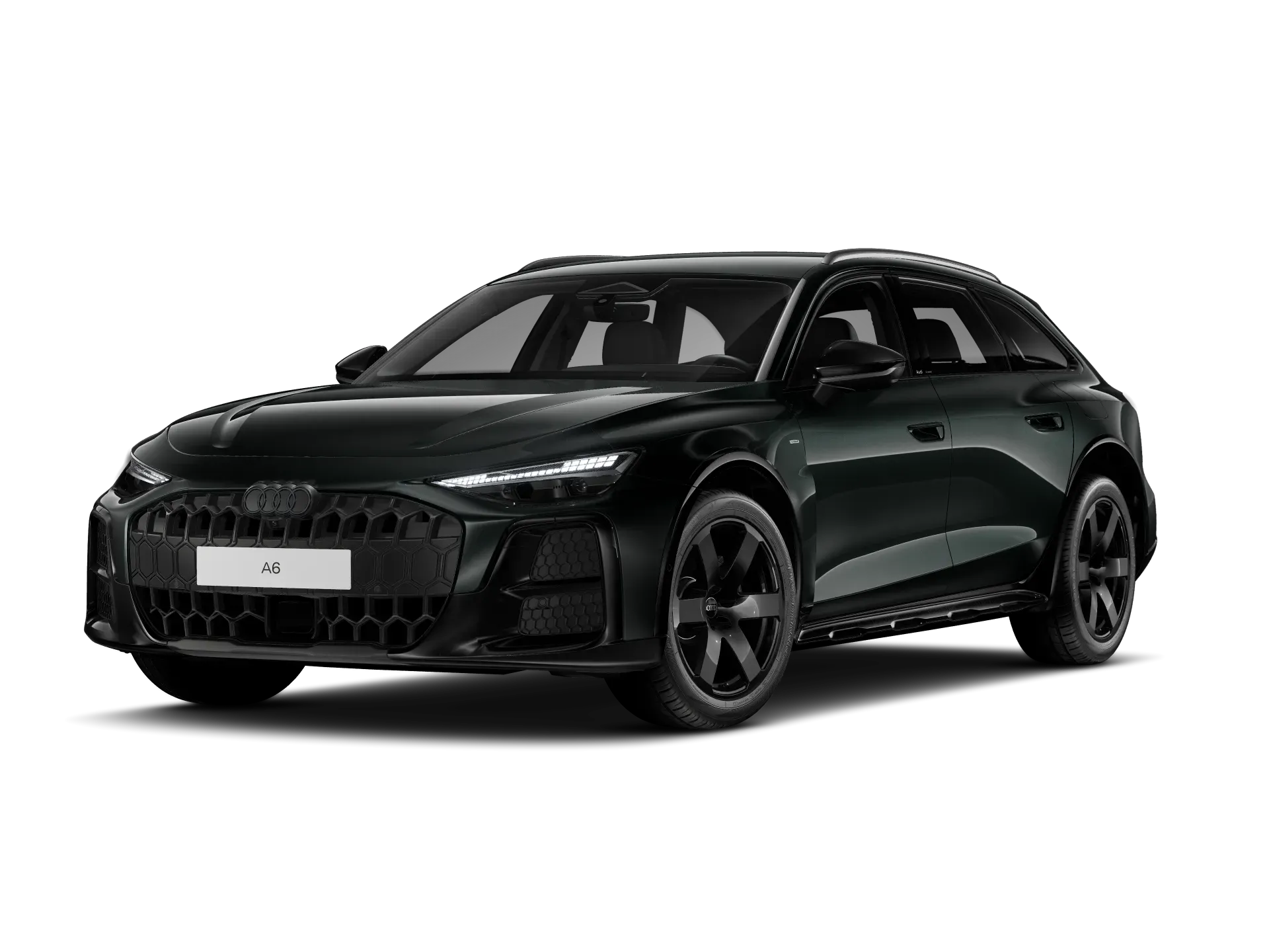 A6 allroad, A6 allroad, Zelená Midnight, front