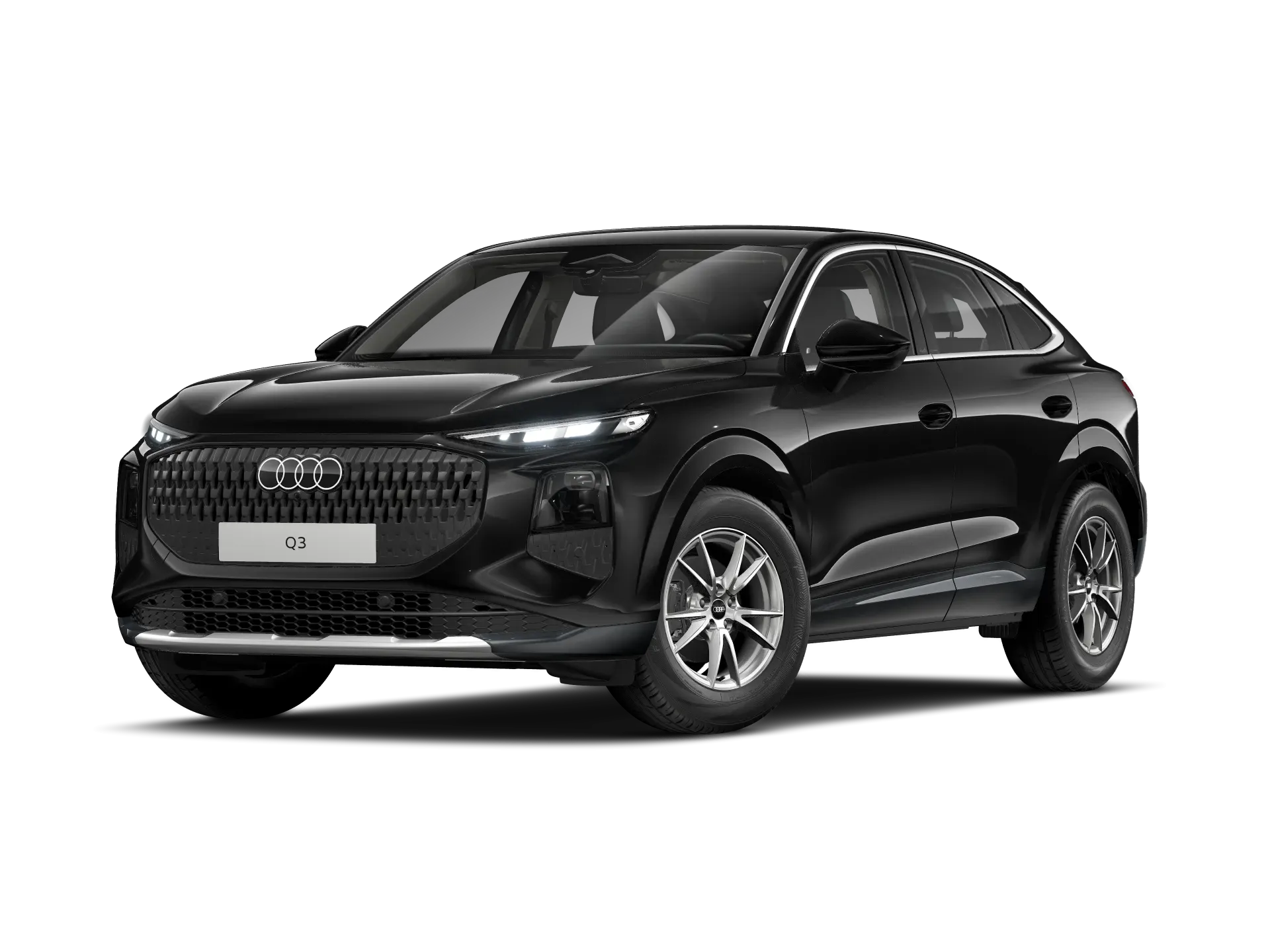 Q3 Sportback, Audi Q3, Černá Mythos, front