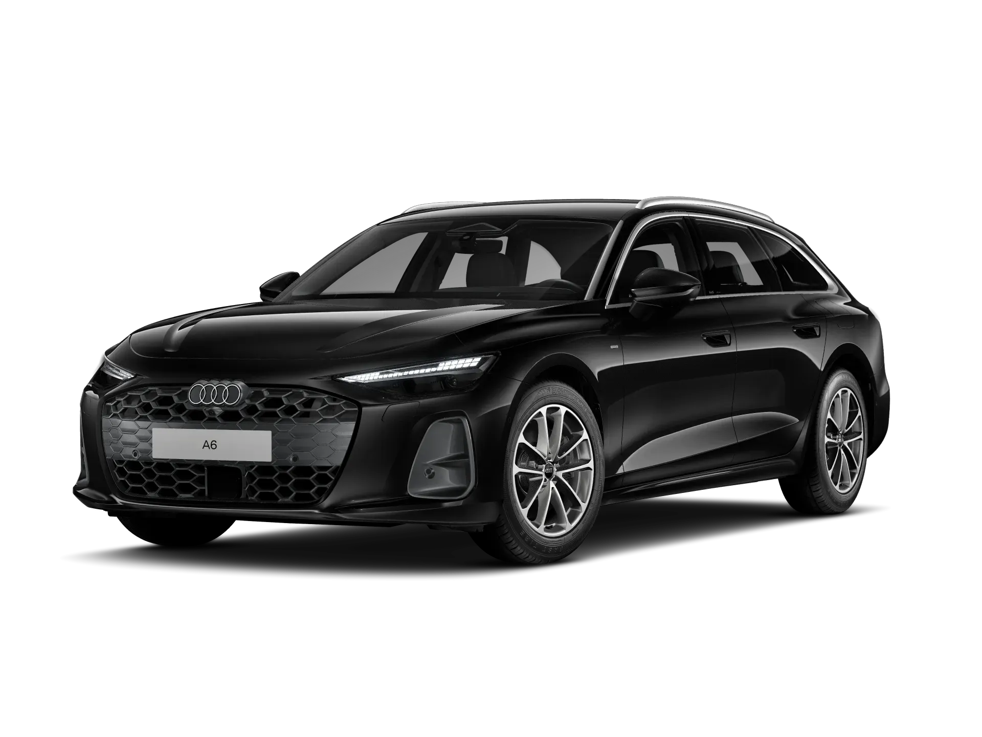 A6 Avant, A6 Avant e-hybrid, Černá Mythos, front