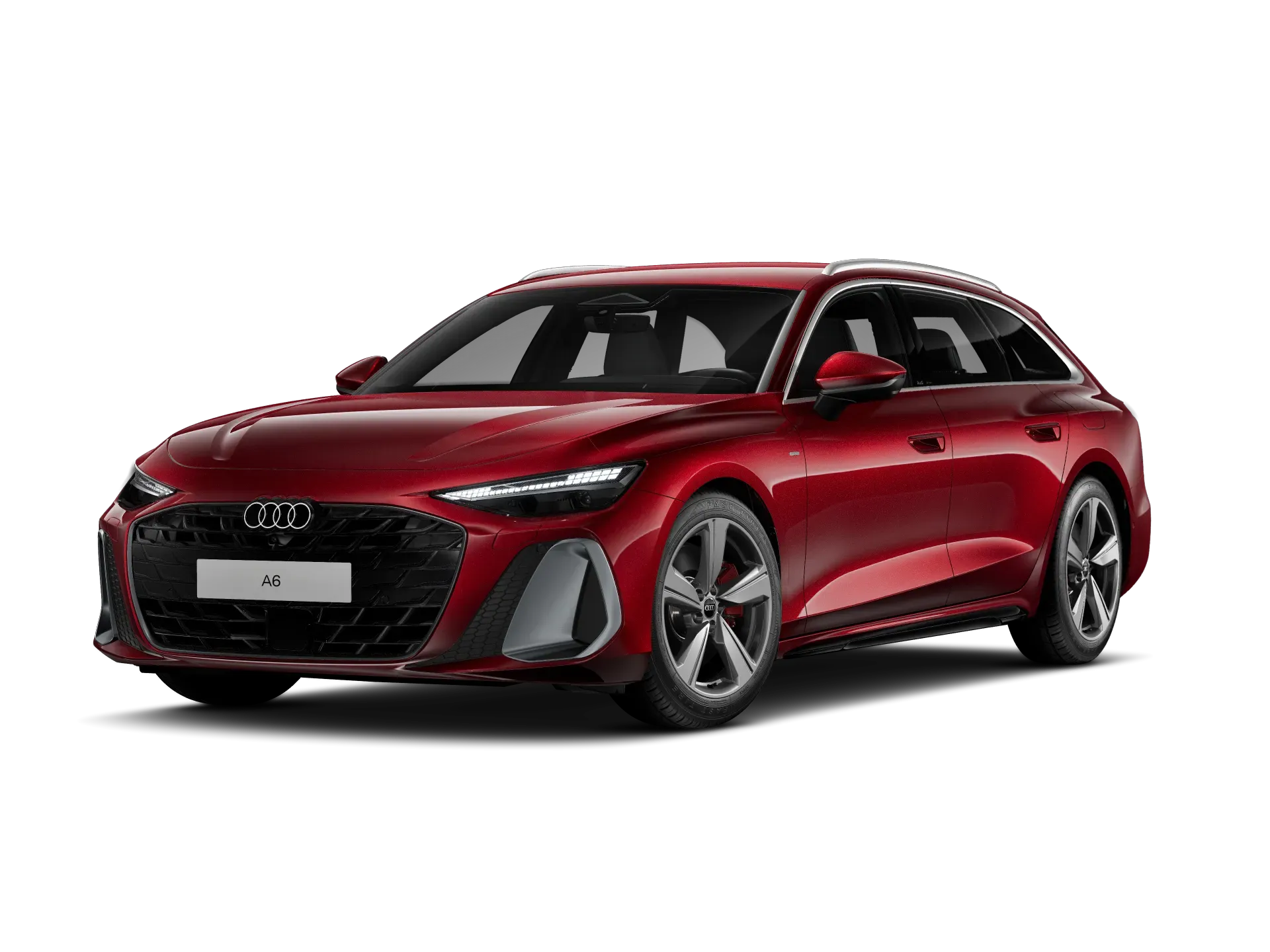A6 Avant, A6 Avant S line e-hybrid, Červená Grenadine, front