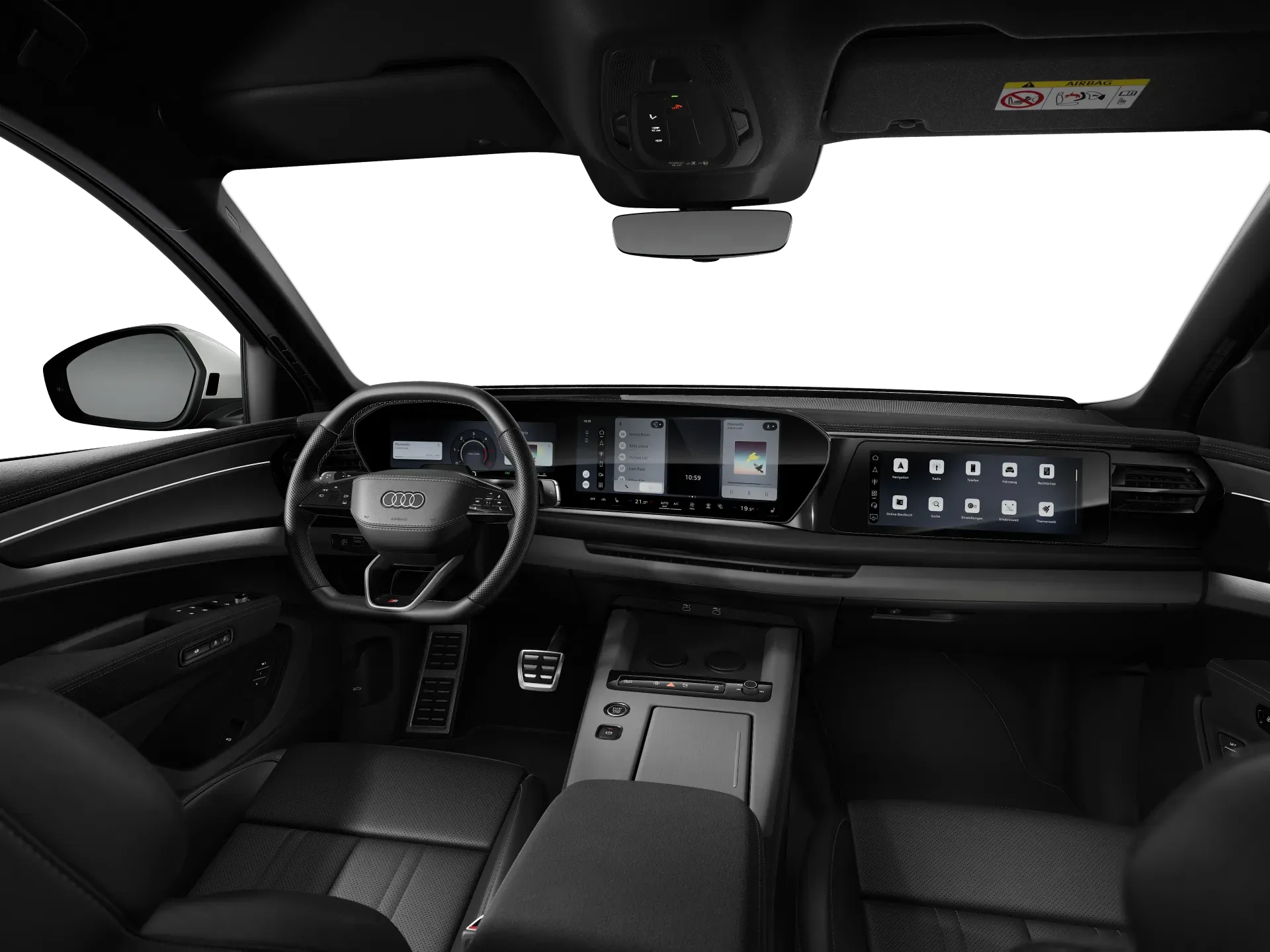 Q7 SUV, Q7 SUV, interiér Černá, interiorfront
