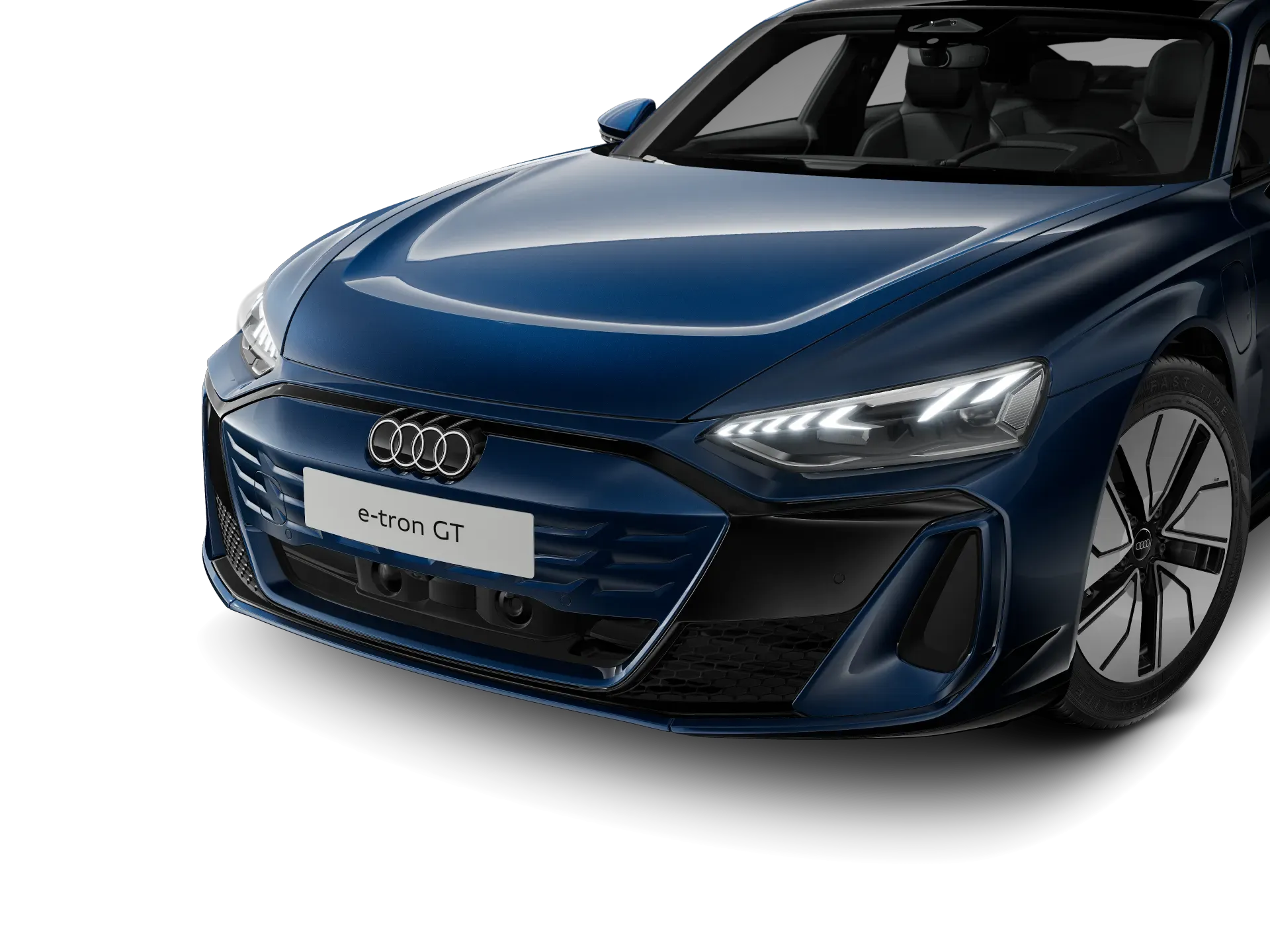 e-tron GT, e-tron GT, Modrá Ascari, headlight