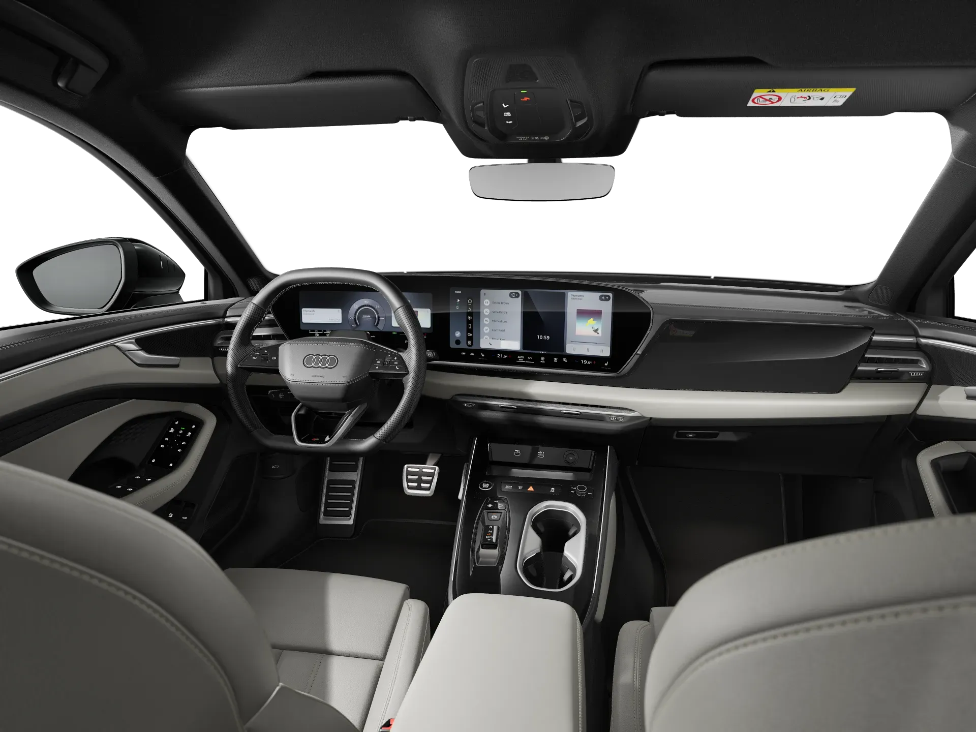 A6 allroad, A6 allroad, interiér Černá, interiorfront