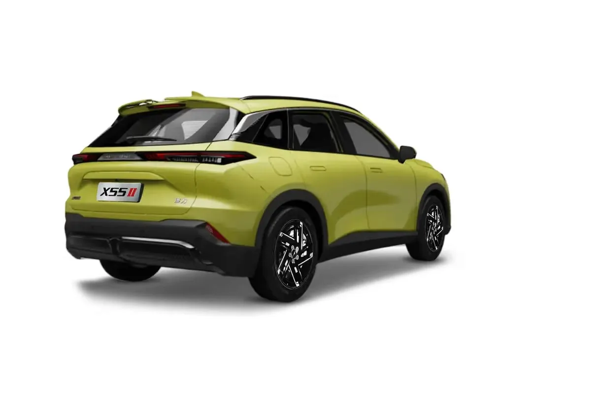 X55, ALL IN, Žlutá + černá střecha, rear