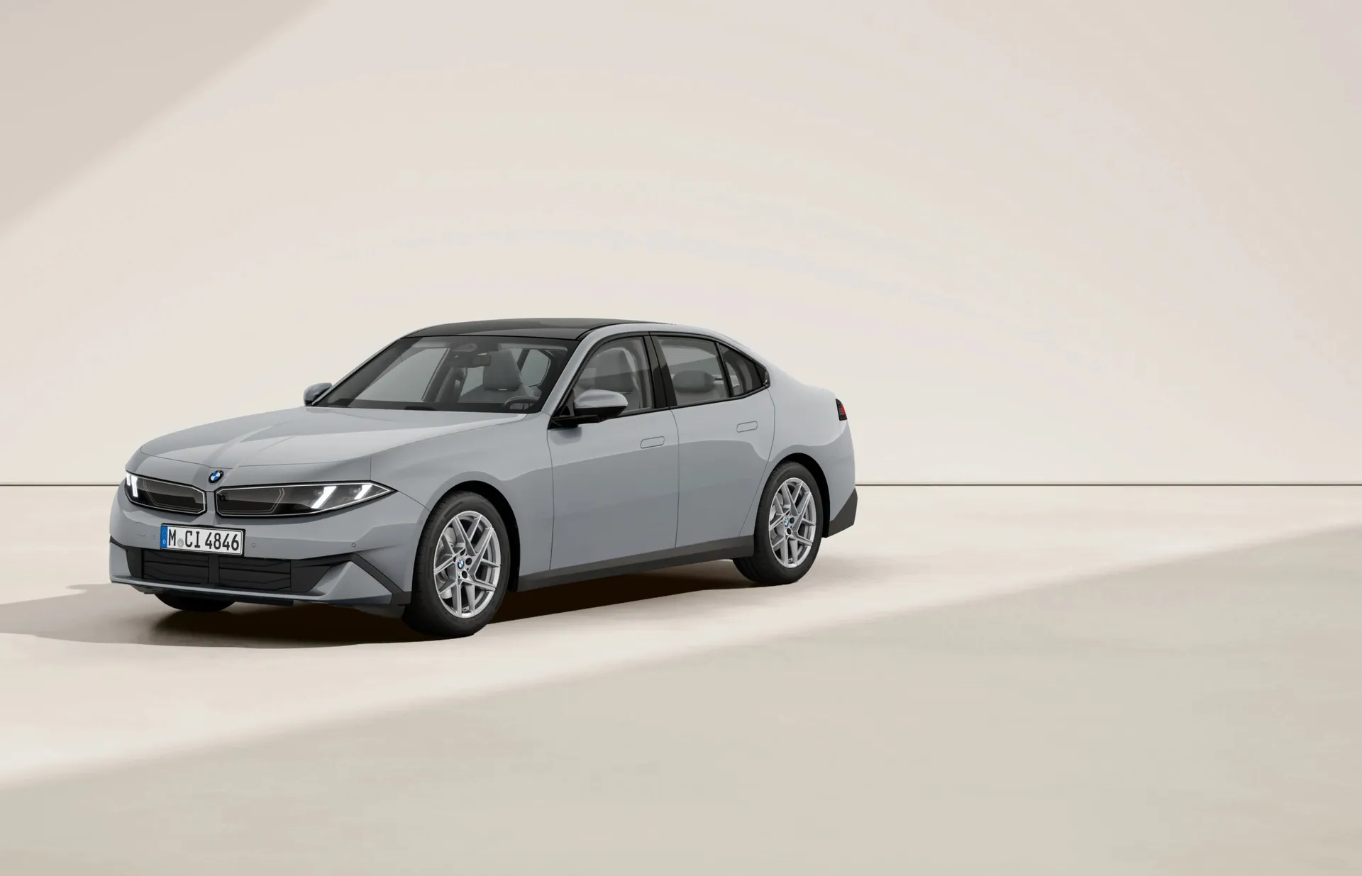 Řada 3 Sedan (G50), Sériové provedení, Metalický lak M Brooklyn Grey, front