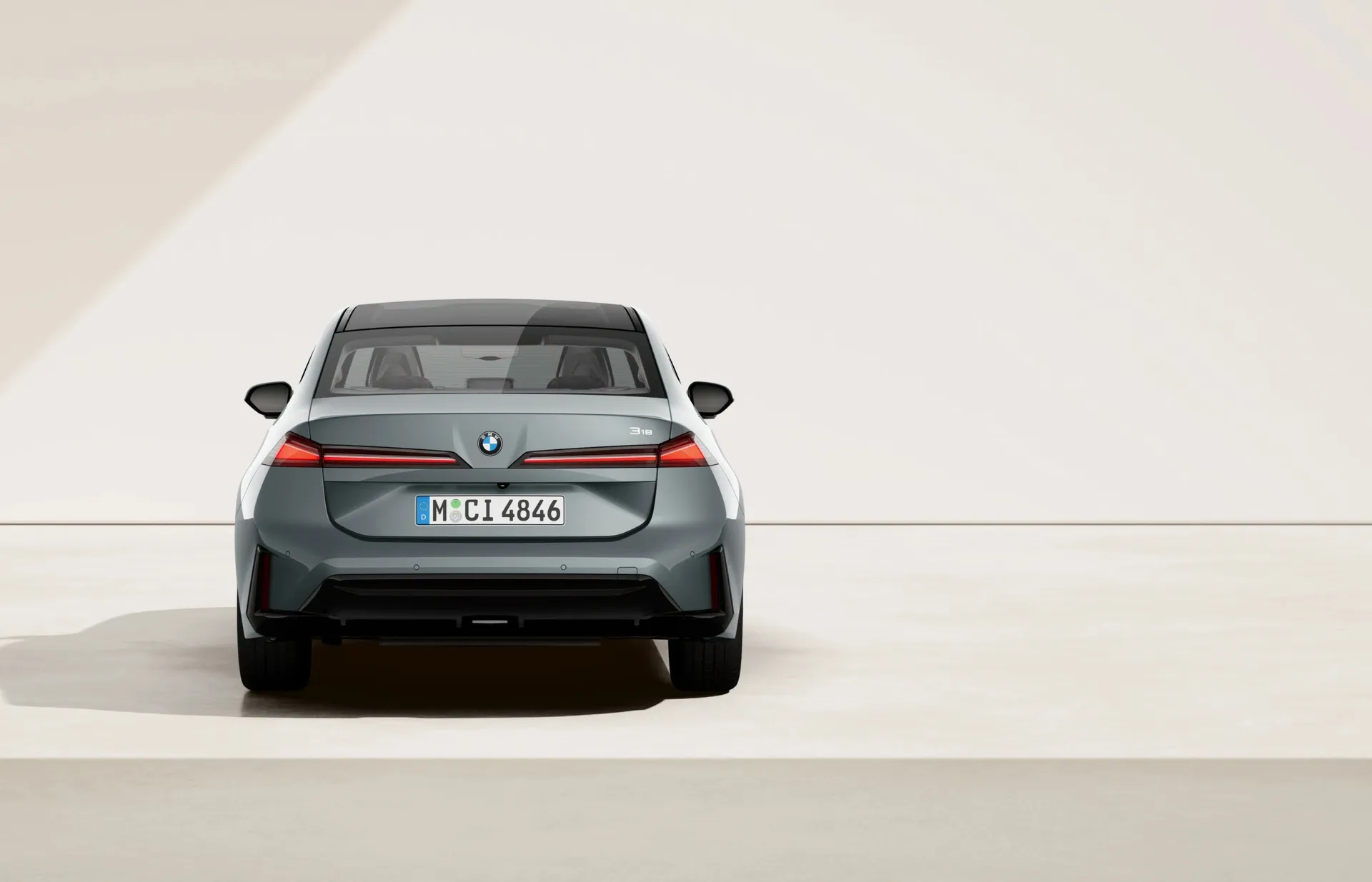Řada 3 Sedan (G50), M sportovní paket, Metalický lak Eucalyptus Green, rear