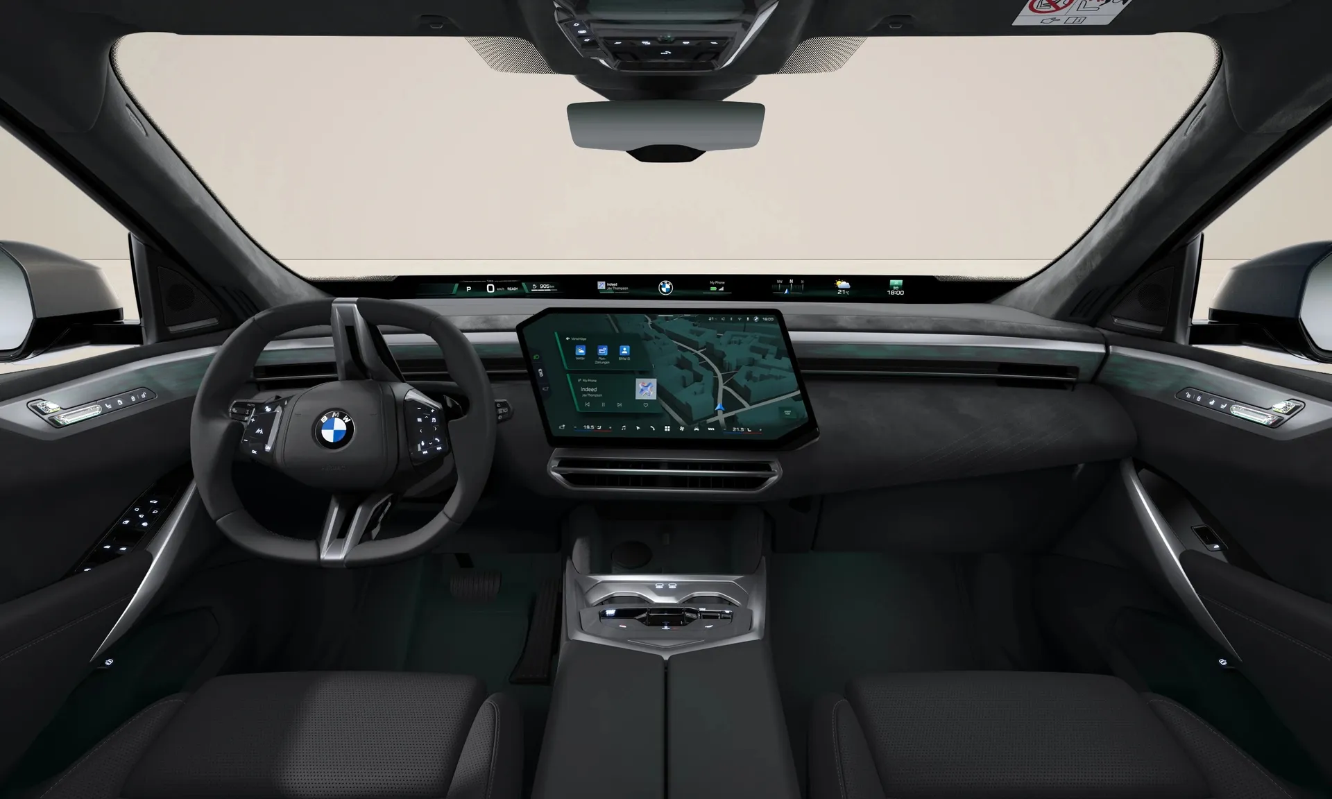X5 (G65), Sériové provedení, BMW Individual metalický lak Dravit Grey, interiér Design interiéru BMW Individual-Black, dashboard