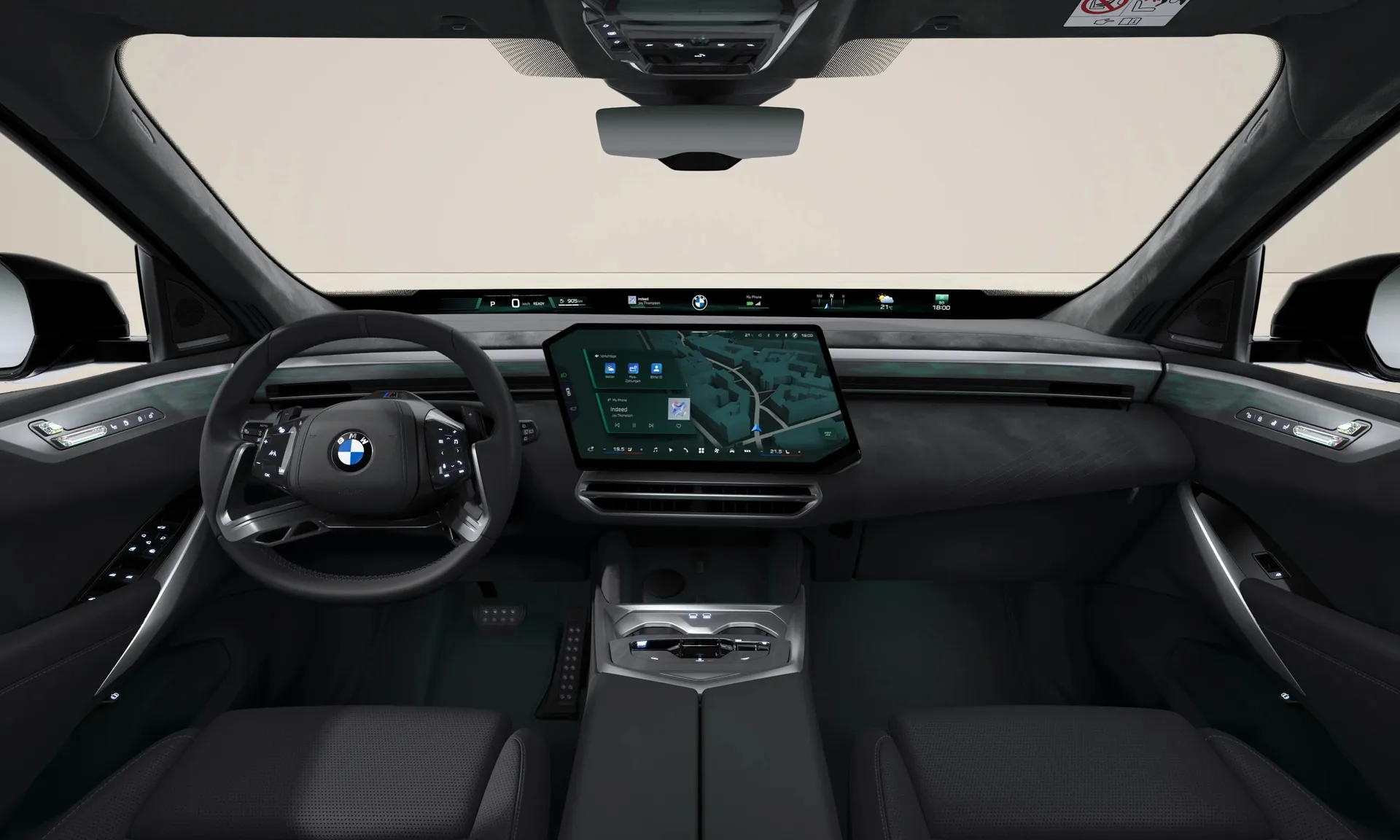 X5 (G65), M sportovní paket Pro, interiér Design interiéru BMW Individual-Black, dashboard