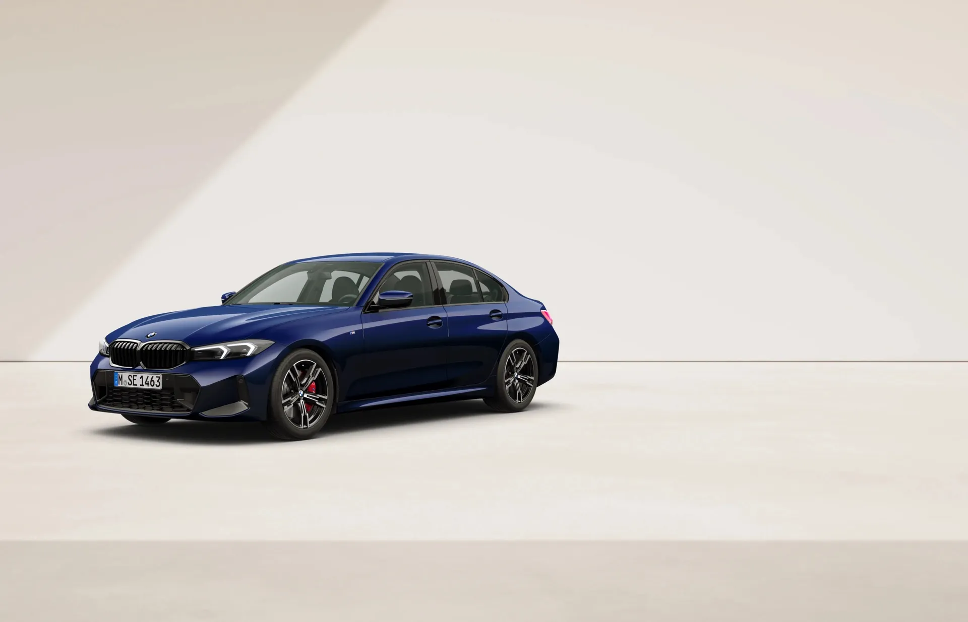 Řada 3 Sedan (G20), M sportovní paket Pro, BMW Individual metalický lak Tanzanite Blue, front