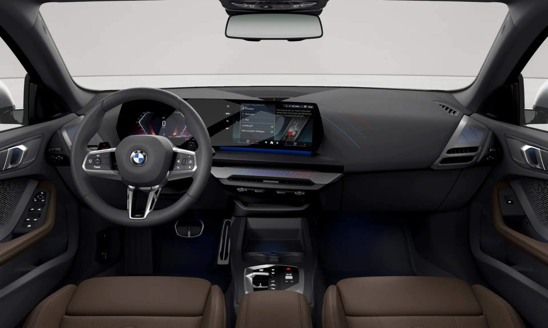 Řada 2 Gran Coupé (F74), M sportovní paket, interiér Umělá kůže Veganza perforovaná Mocha, dashboard