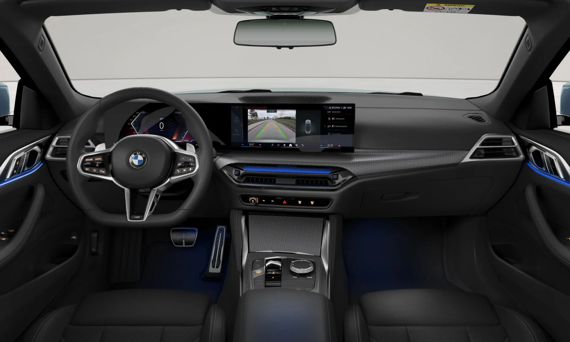 Řada 4 Cabrio (G23), M sportovní paket, Metalický lak Cape York Green, interiér Umělá kůže Sensatec perforovaná Black/Black, dashboard