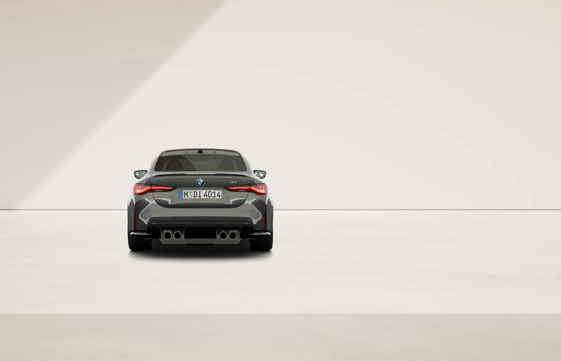 M4 Coupé (G82), M Modely, Metalický lak Skyscraper Grey, rear