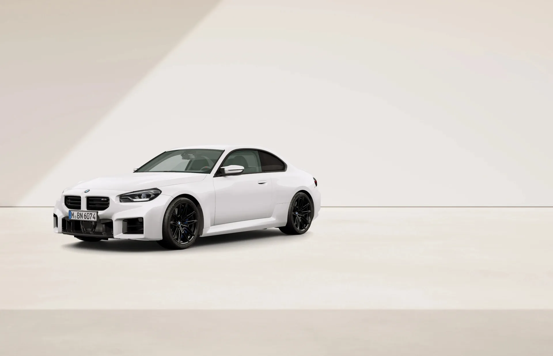 M2 Coupé (G87), M Modely, Nemetalický lak Alpine White, front