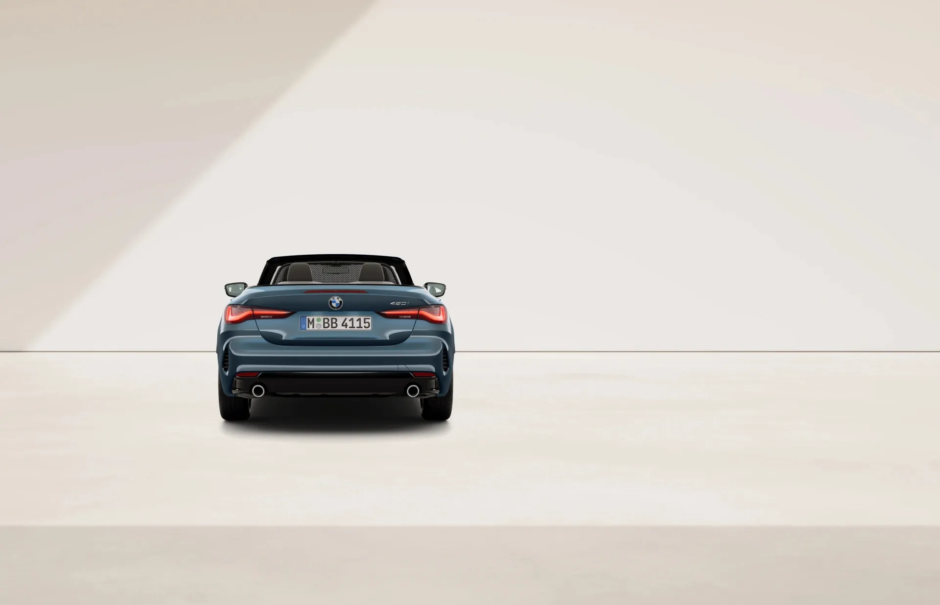 Řada 4 Cabrio (G23), Sériové provedení, Metalický lak Arctic Race Blue, rear