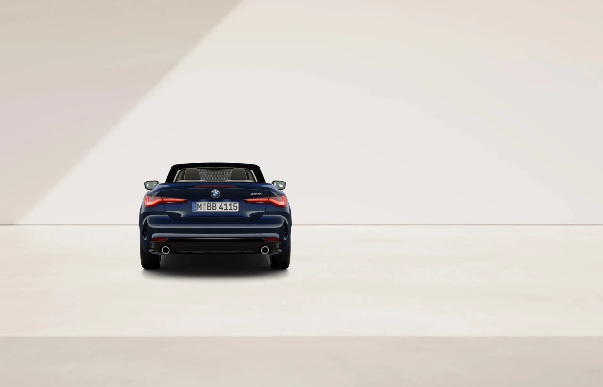 Řada 4 Cabrio (G23), Sériové provedení, BMW Individual metalický lak Tanzanite Blue, rear