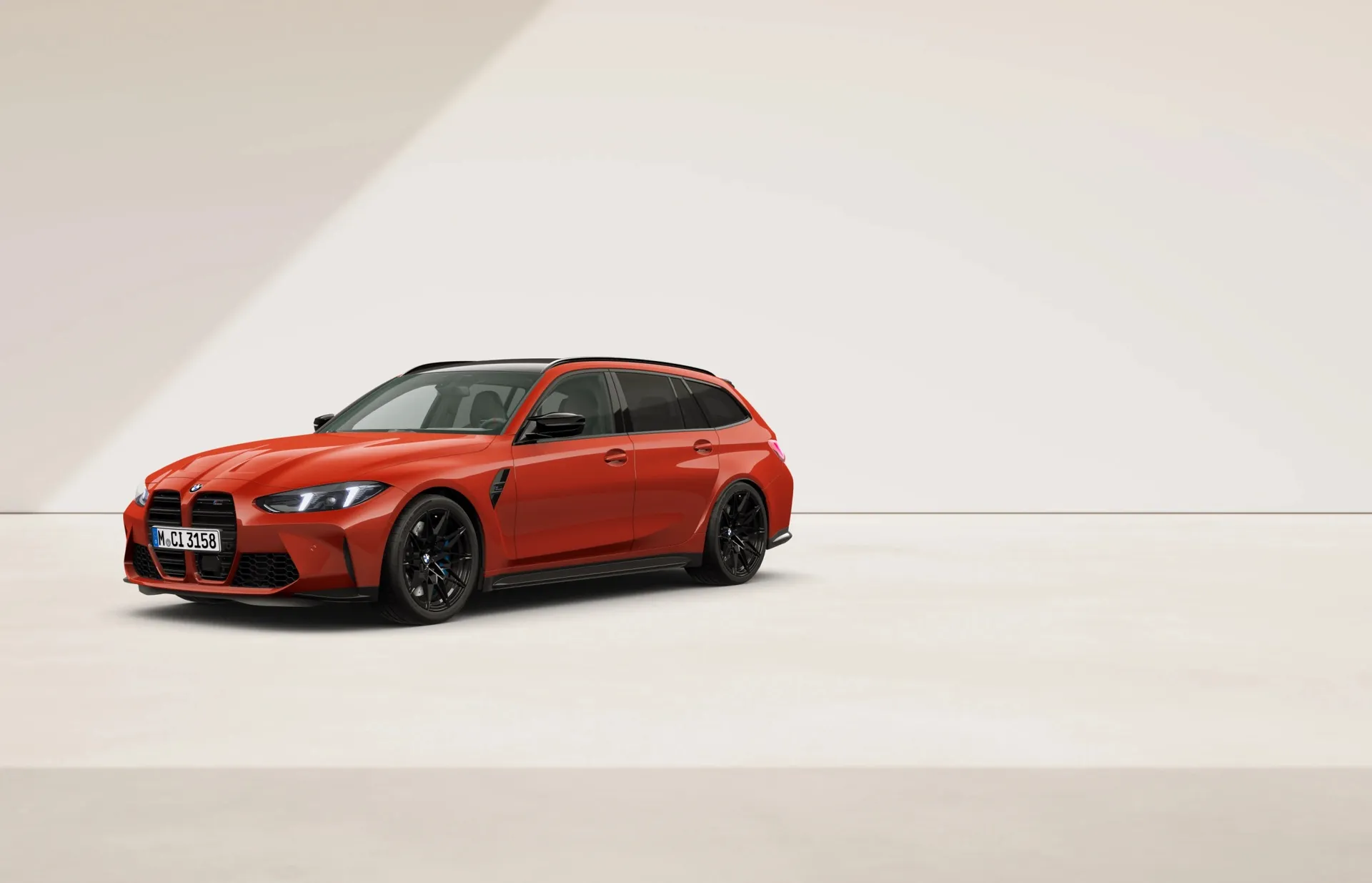 M3 Touring (G81), M Modely, Metalický lak M Toronto Red, front