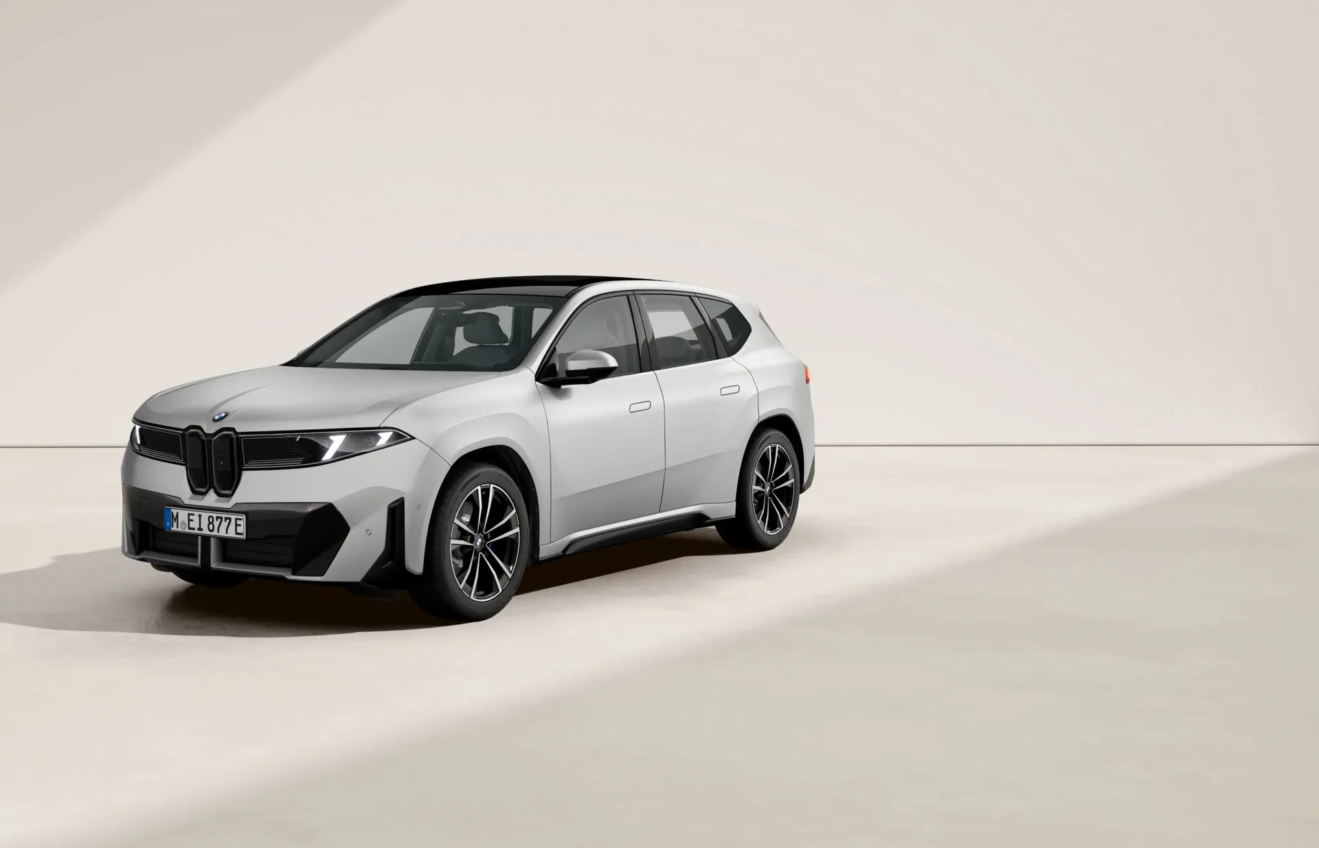 iX3 (NA5), M sportovní paket, BMW Individual metalický lak Frozen Space Silver, front