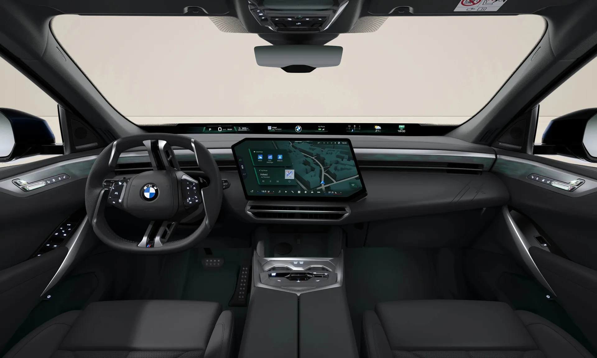 X5 (G65), M sportovní paket, Metalický lak Carbon Black, interiér Design interiéru Contemporary-Black, dashboard