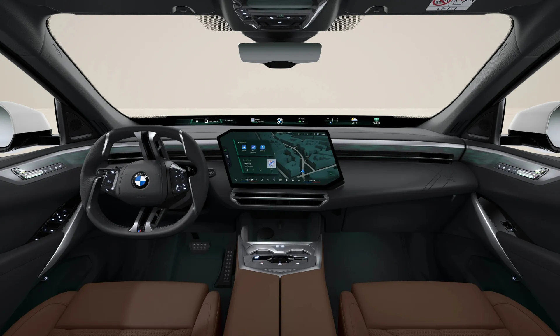 X5 (G65), M sportovní paket, interiér Design interiéru Contemporary-Copper Brown, dashboard