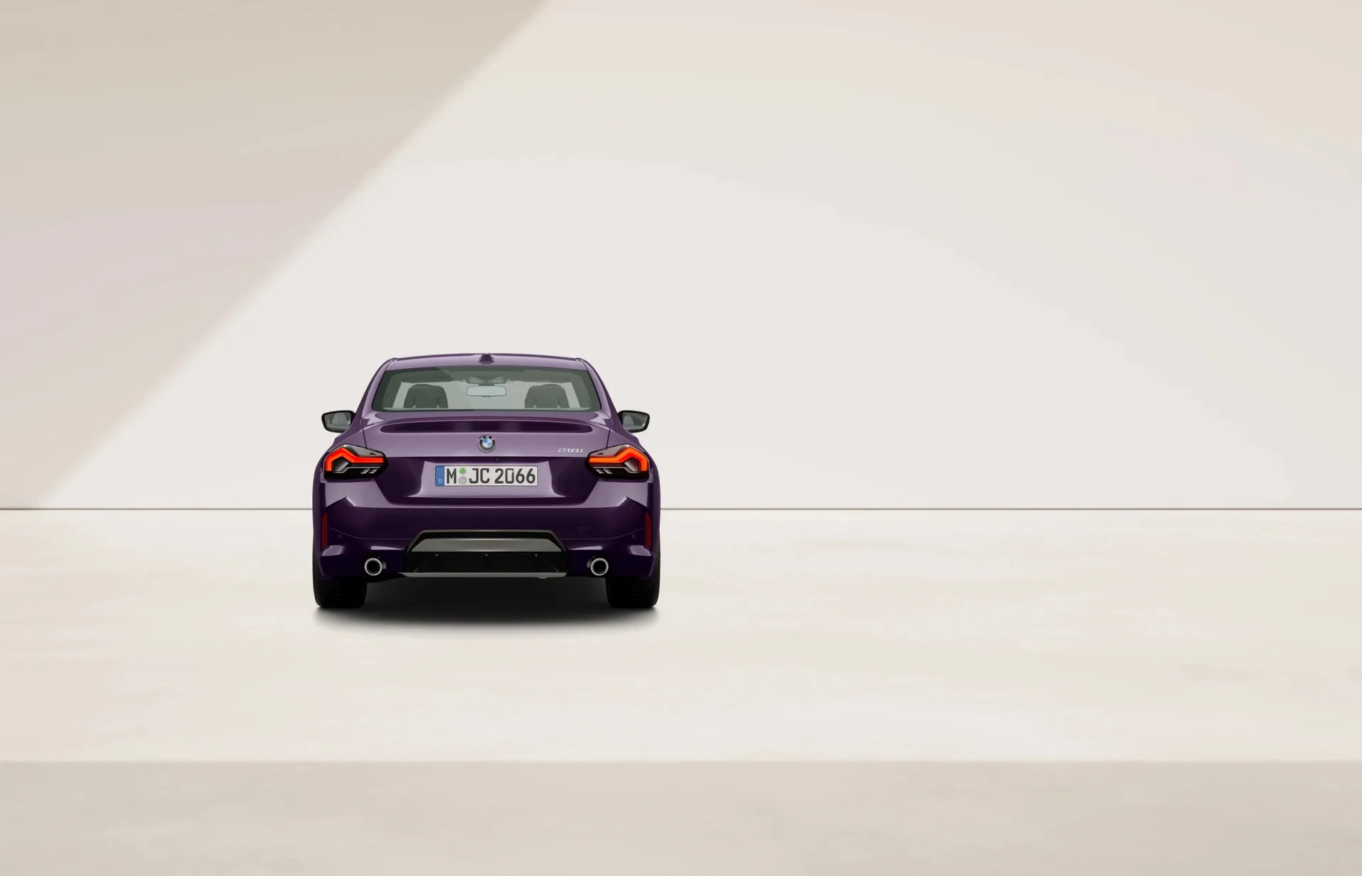 Řada 2 Coupé (G42), M sportovní paket, Metalický lak Thundernight, rear