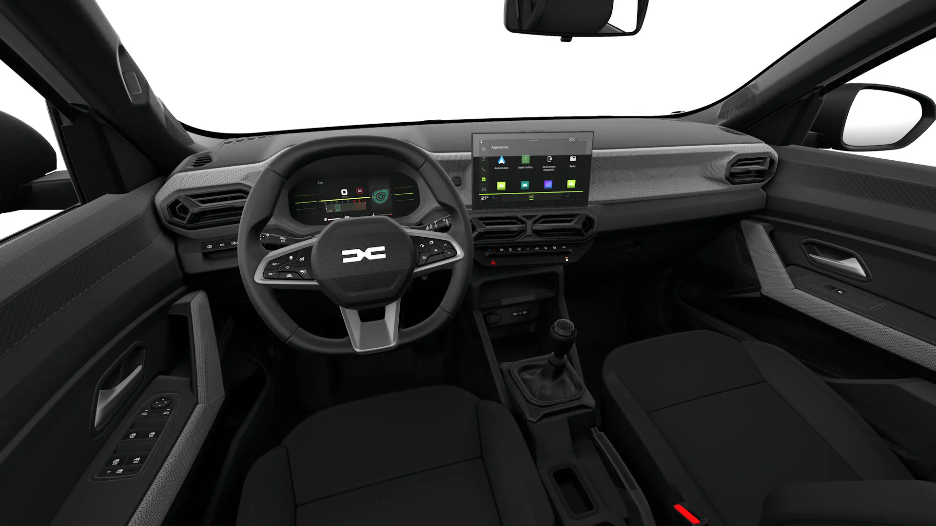 Bigster, Essential, interiér Látkové čalounění Essential, dashboard