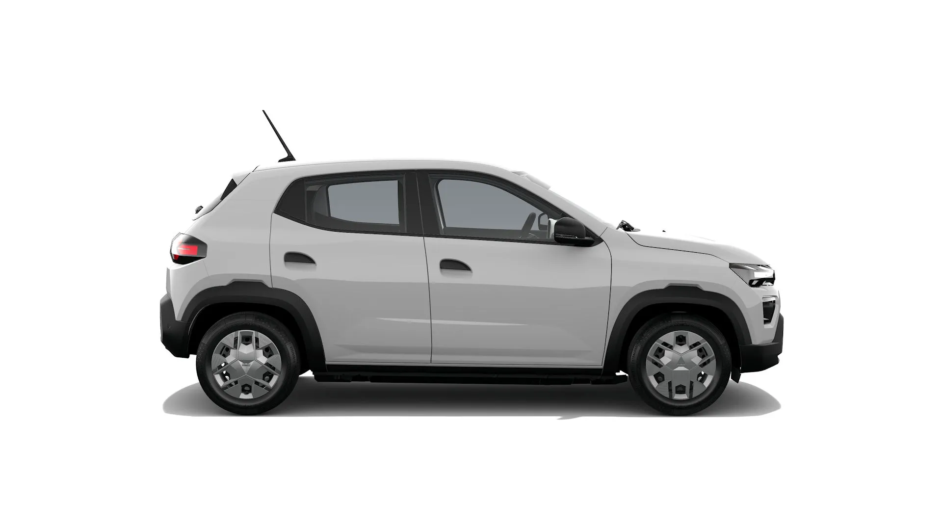Dacia Spring II (2026) Essential v barvě Bílá KAOLIN – pohled z boku
