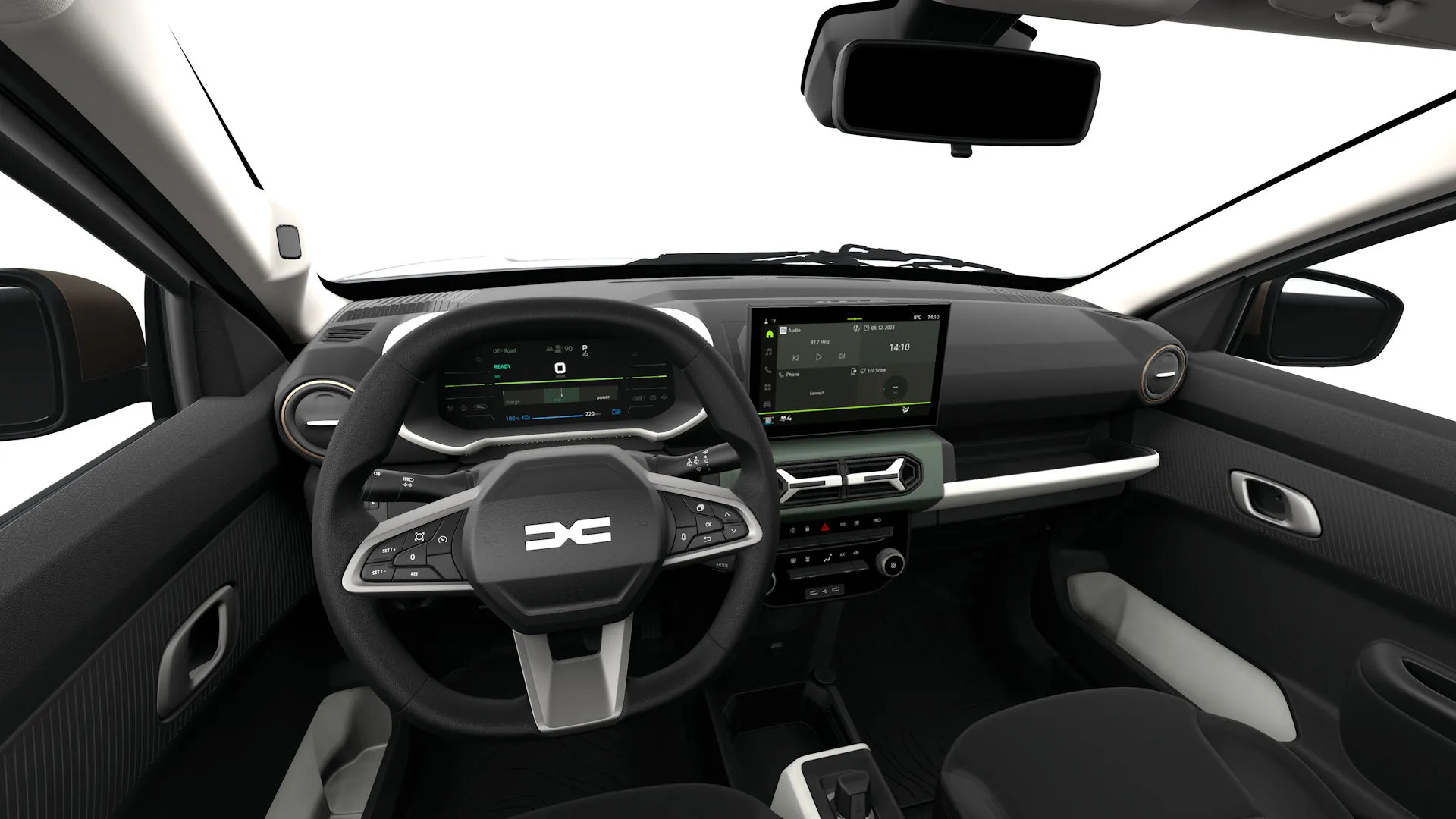 Spring, Extreme, interiér Čalounění Extreme, dashboard