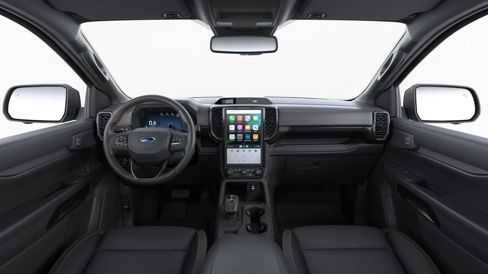 Ranger Super Cab, Wildtrak, interiér Kůže ActiveX Wildtrak, dashboard