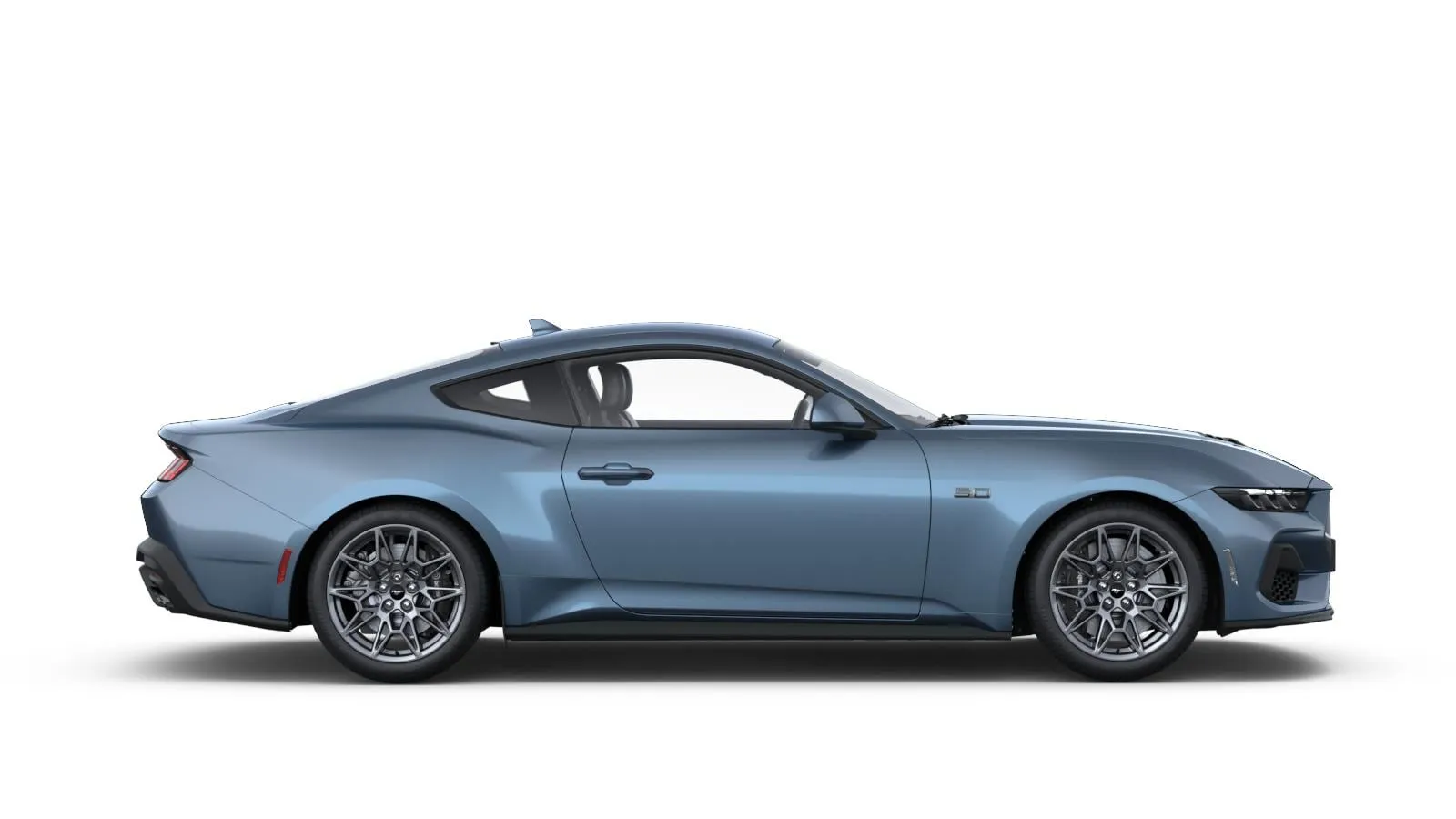 Mustang Fastback, GT, Modrá Vapor, side