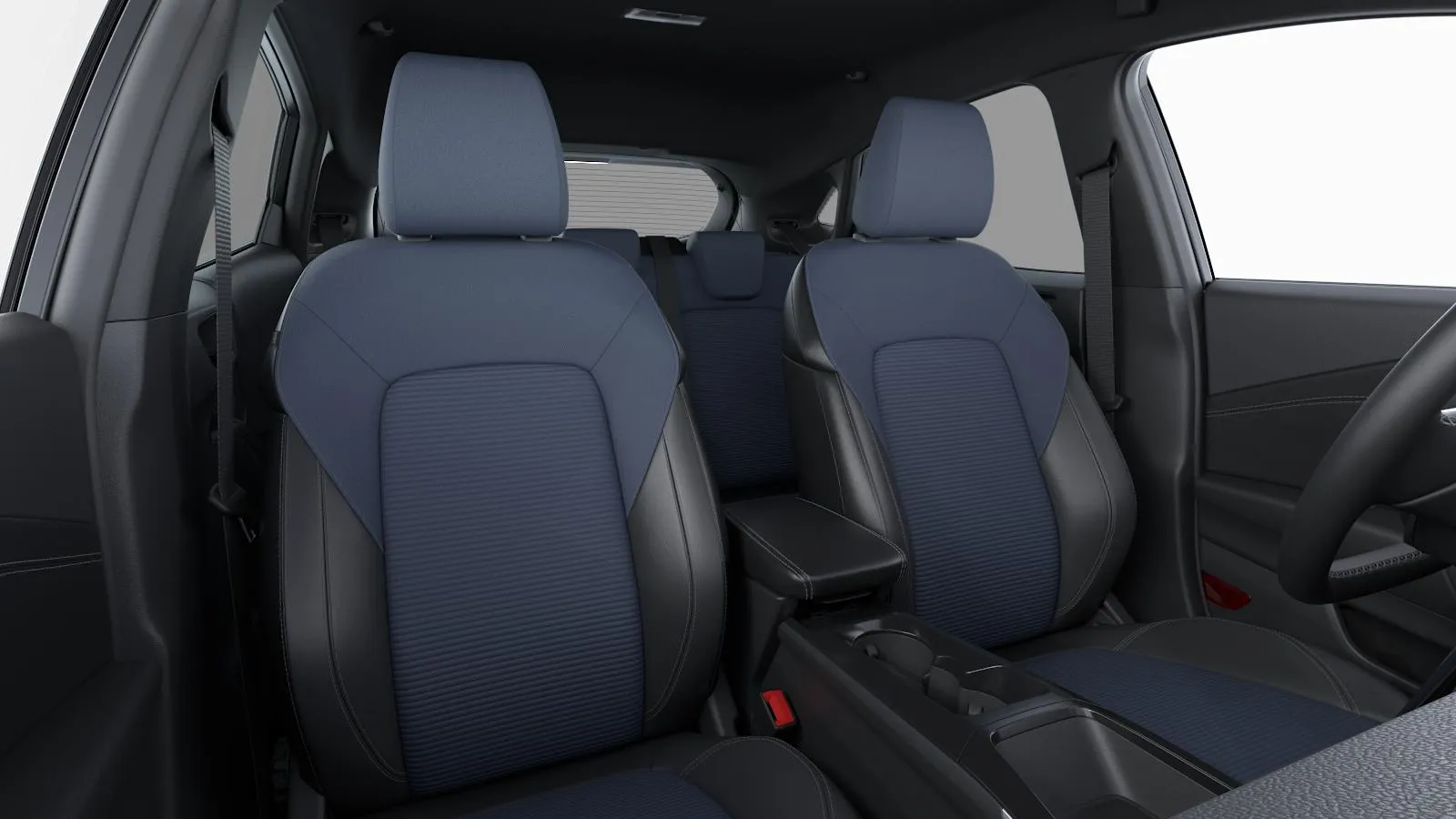 Puma Gen-E, BlueCruise Edition, interiér Vinyl Sensico/látka Hannah v modré/černé s modrým prošíváním, rear-seats