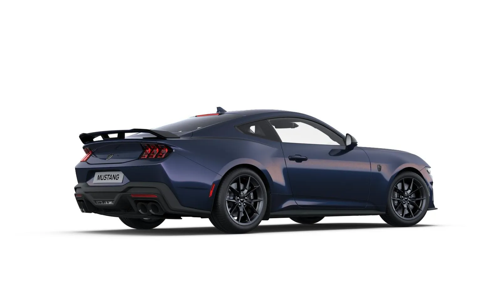 Mustang Fastback, Dark Horse, Modrá Ember (pouze se sadou Dark Horse), rear