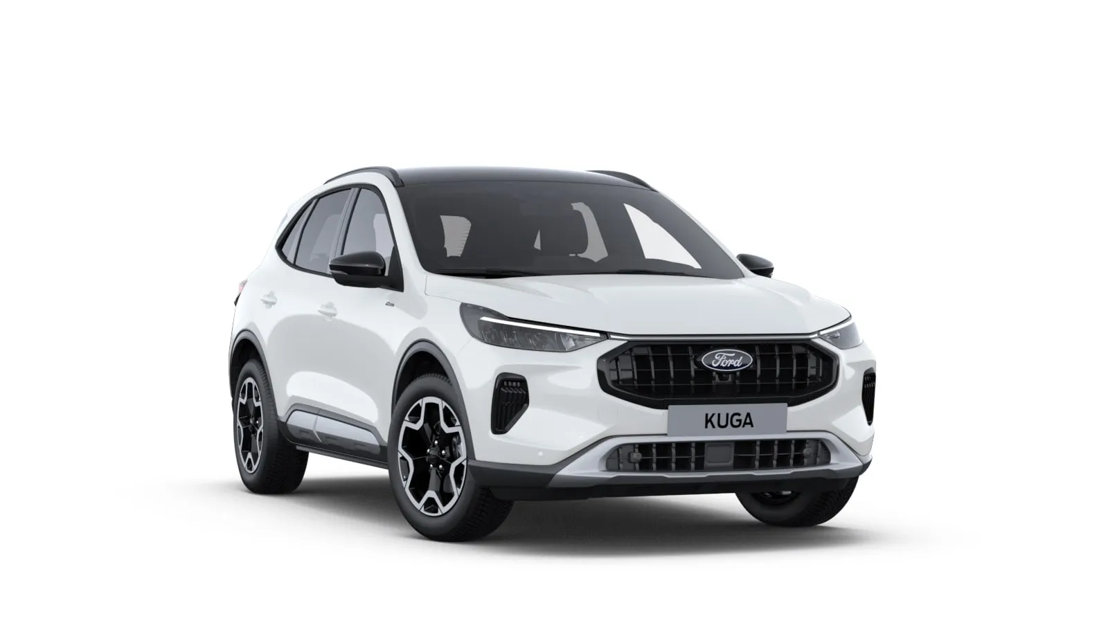 Ford Kuga III (facelift 2024) Active X v barvě bílá Frozen – pohled zepředu