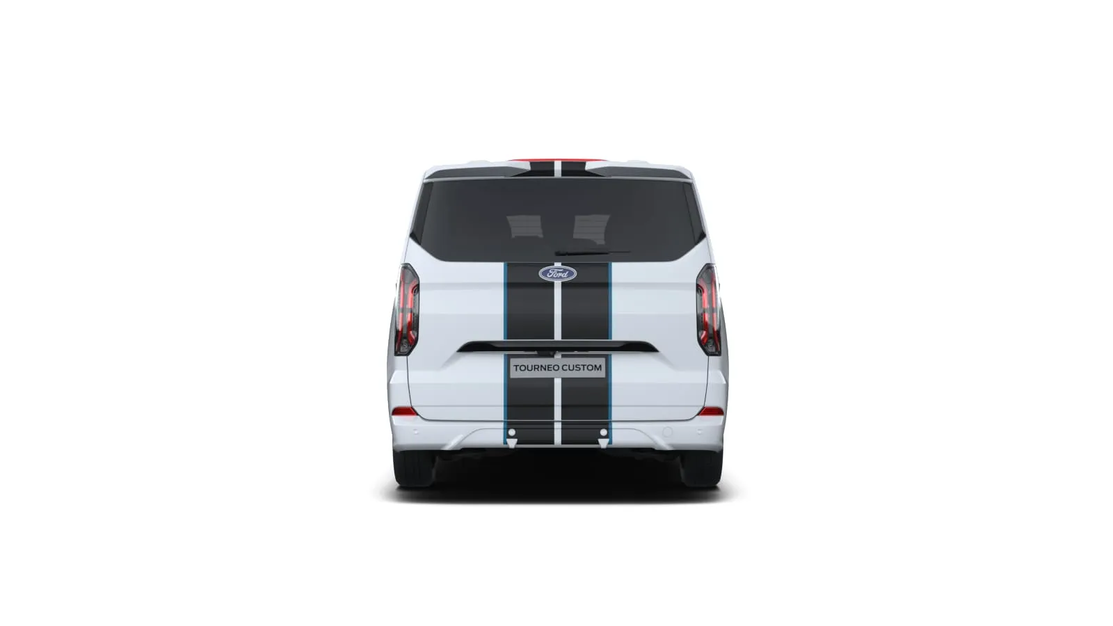 Tourneo Custom 320 L1 H1, Sport, Bílá Frozen, rear