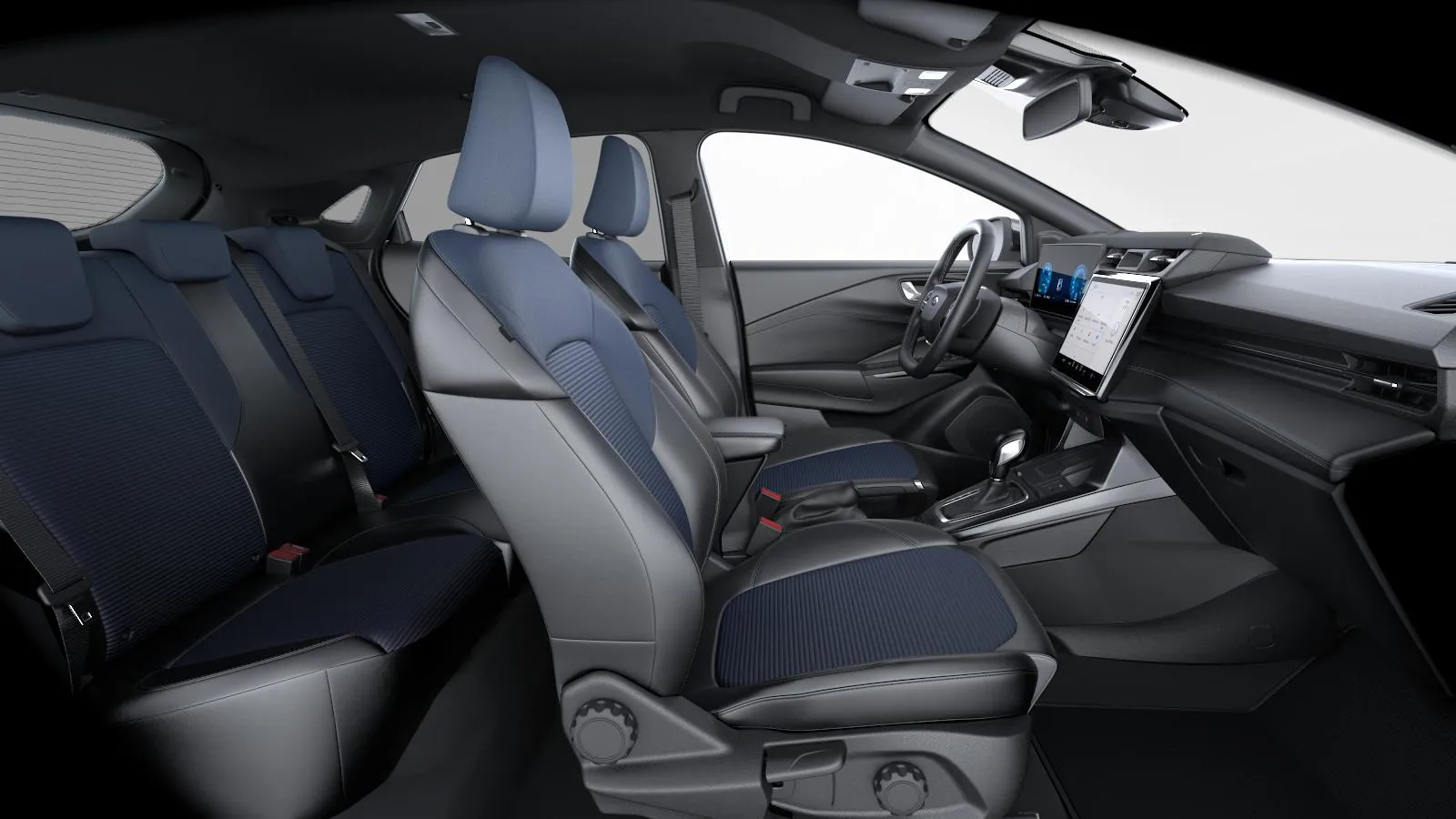 Puma, BlueCruise Edition, interiér Čalounění v modré a černé v kombinaci Vinyl/látka, seats