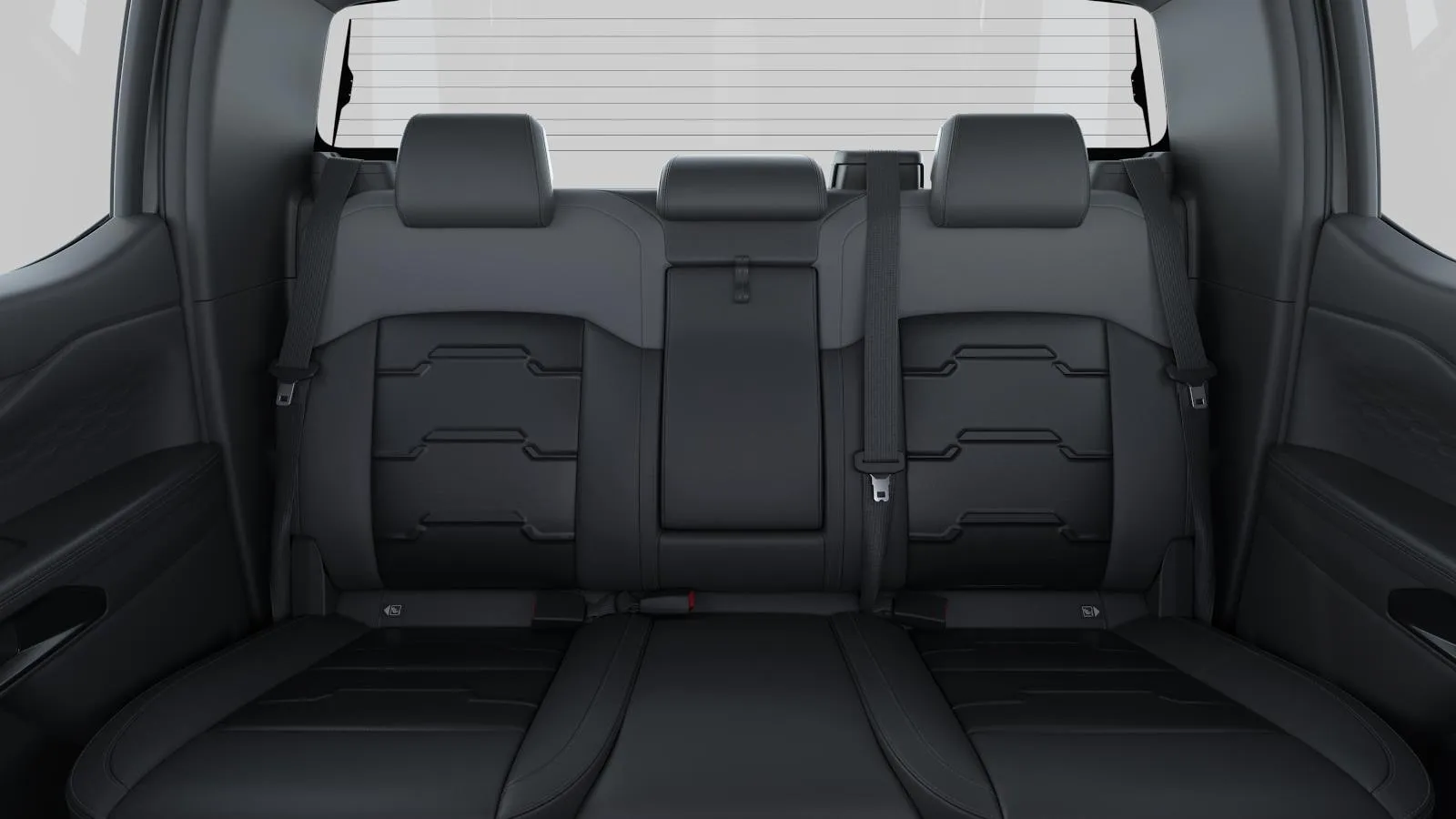 Ranger Double Cab, Limited, interiér Kůže Apex, rear-seats
