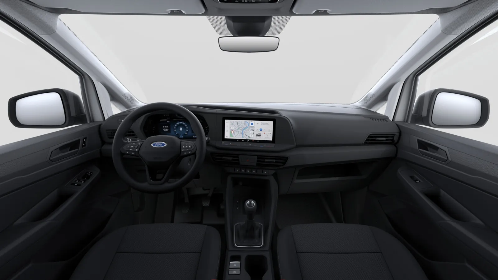 Transit Connect Van L1, Trend, interiér Tmavé látkové potahy sedadel ,Exnor', dashboard